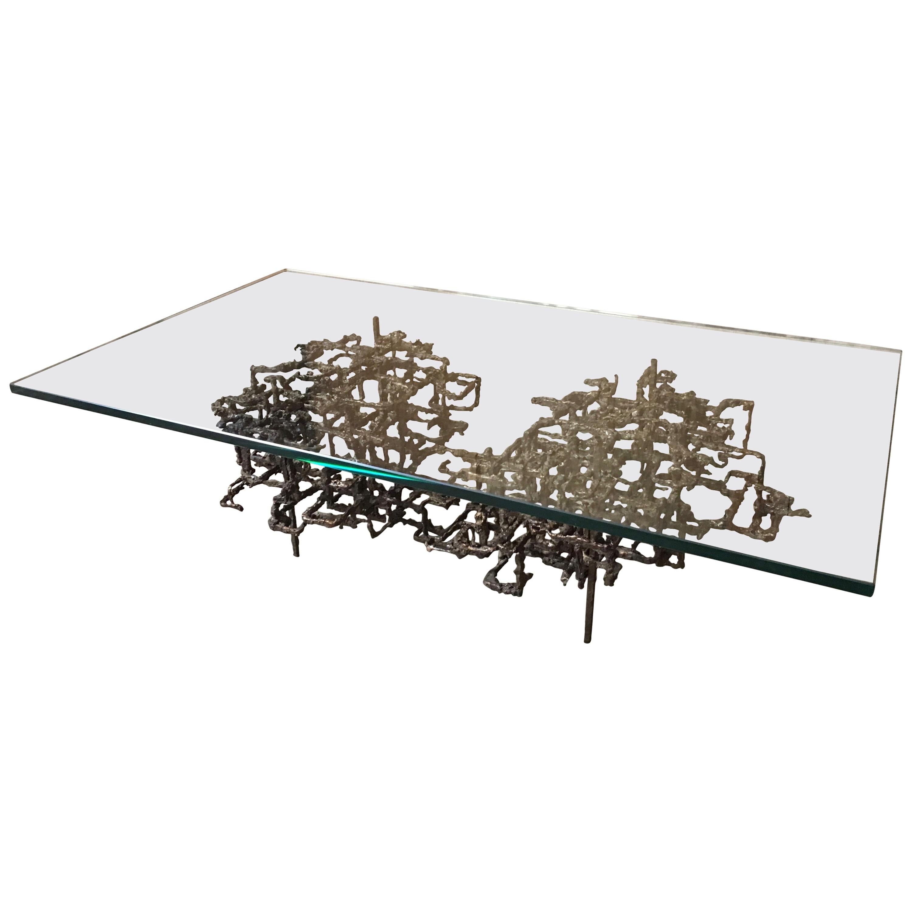 Sculptural Coffee Table in the Style of Daniel Gluck
