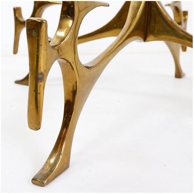 Sculptural Coffee Table in the style of Fred Brouard For Sale 5
