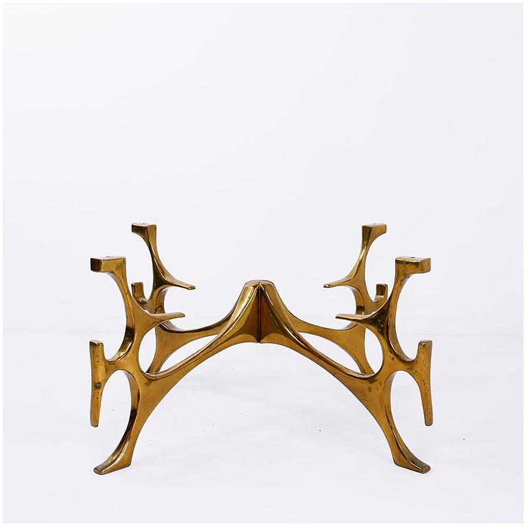 Sculptural Coffee Table in the style of Fred Brouard For Sale 1