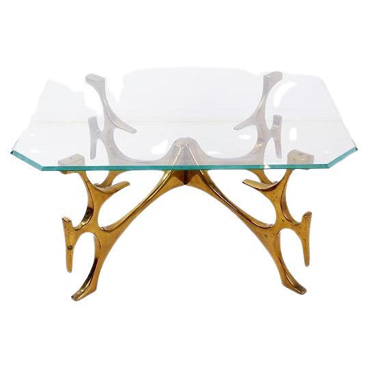 Sculptural Coffee Table in the style of Fred Brouard For Sale