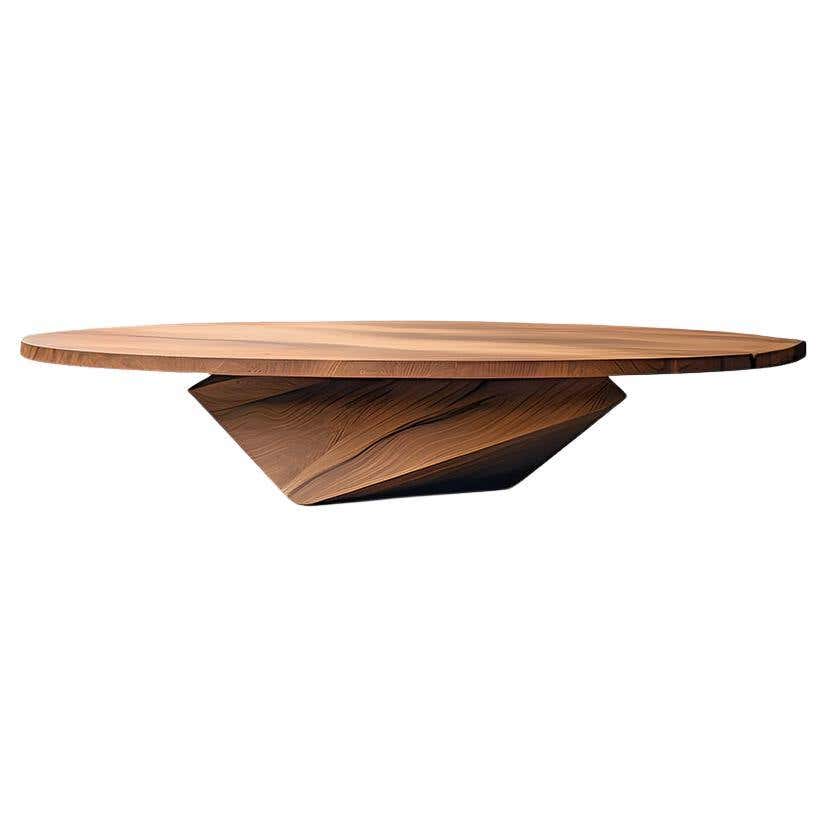 Straight Table Design Geometric Walnut Solace 20: Coffee Table with Elegant Straight Lines ...
