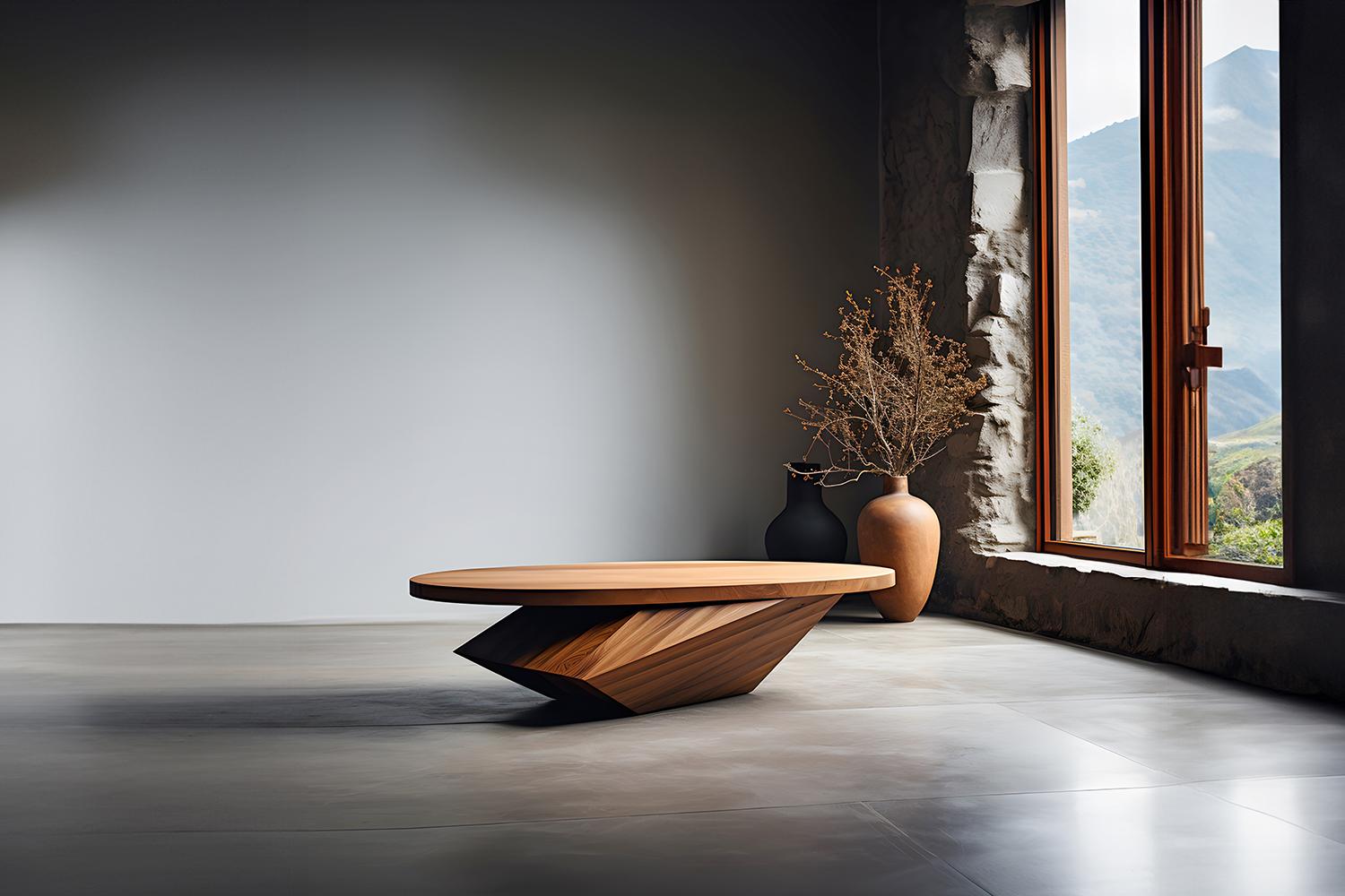 Sculptural Coffee Table Made of Solid Wood, Center Table Solace S13 by NONO


The Solace table series, designed by Joel Escalona, is a furniture collection that exudes balance and presence, thanks to its sensuous, dense, and irregular shapes. These