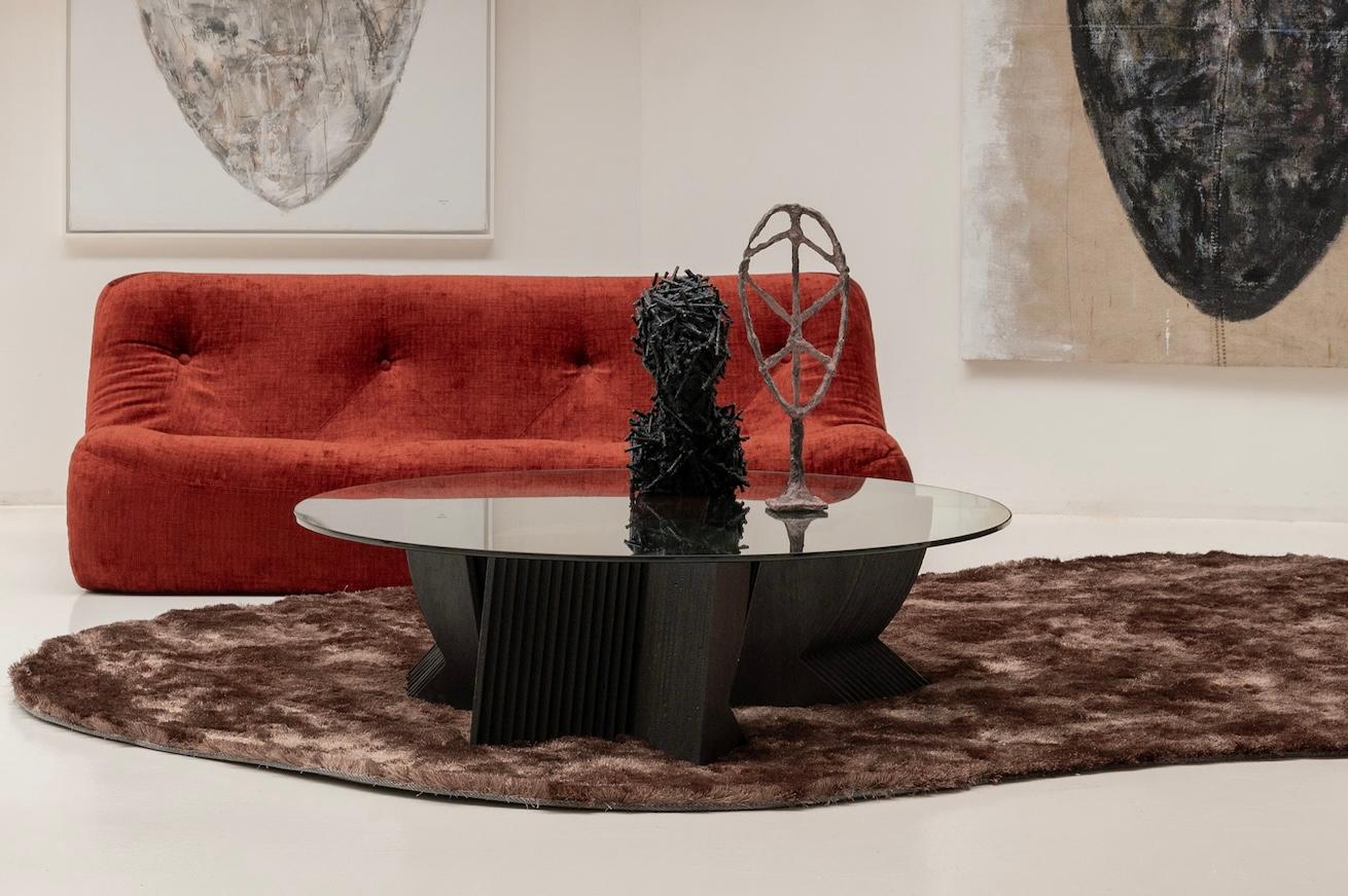 talian designer ’Nerone’, whose real name was Giovanni Ceccarelli, is probably most famous of his designs as part of the duo Nerone e Patuzzi. This rare coffee table, model “Cariatide 2”, was created by himself in the 1970s for the “Design d’autore”