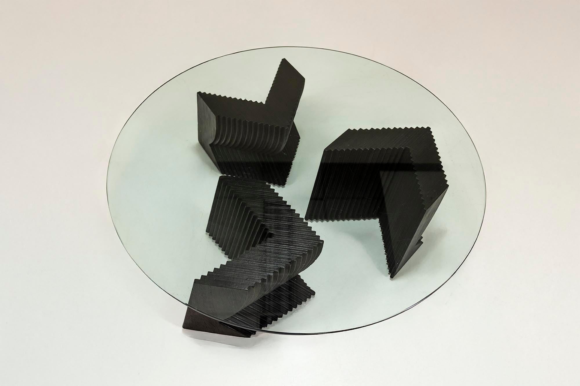 Mid-Century Modern Sculptural Coffee Table Model 
