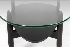 Sculptural Coffee Table / Planter Table in Ebonized Walnut by Adrian Pearsall