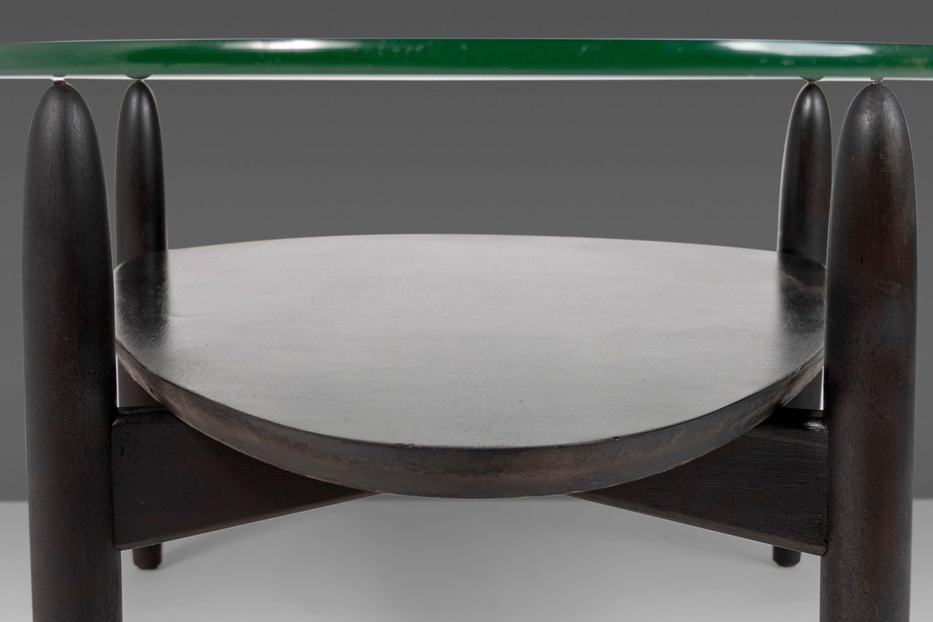 Mid-20th Century Sculptural Coffee Table / Planter Table in Ebonized Walnut by Adrian Pearsall For Sale