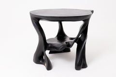 Sculptural Coffee Table, Solid Wood, Contemporary Design, Handmade, Logniture