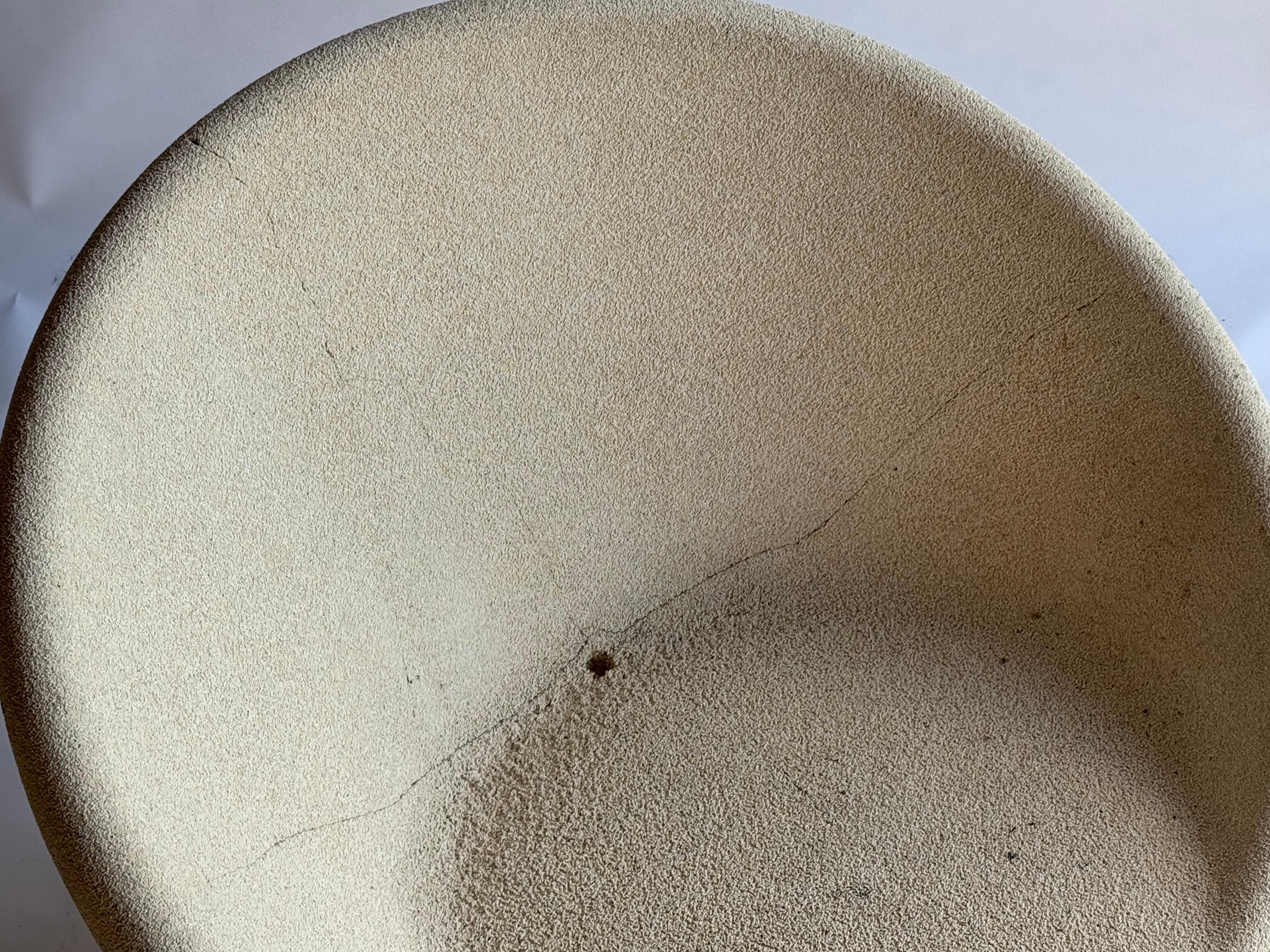 Sillones escultóricos de hormigón, años 60, Italia en venta 13