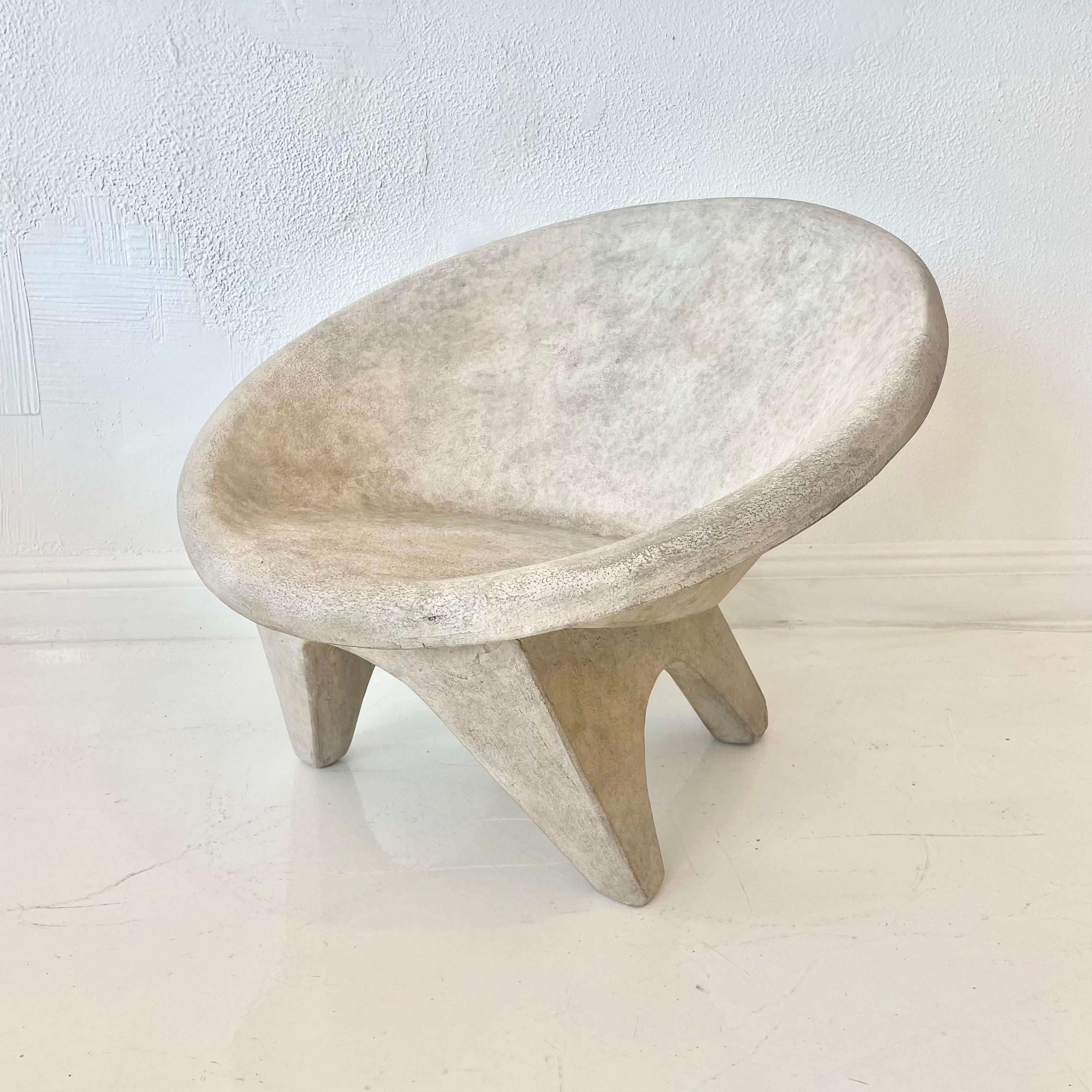 Sculptural Concrete Chair by Merit, Los Angeles For Sale 4