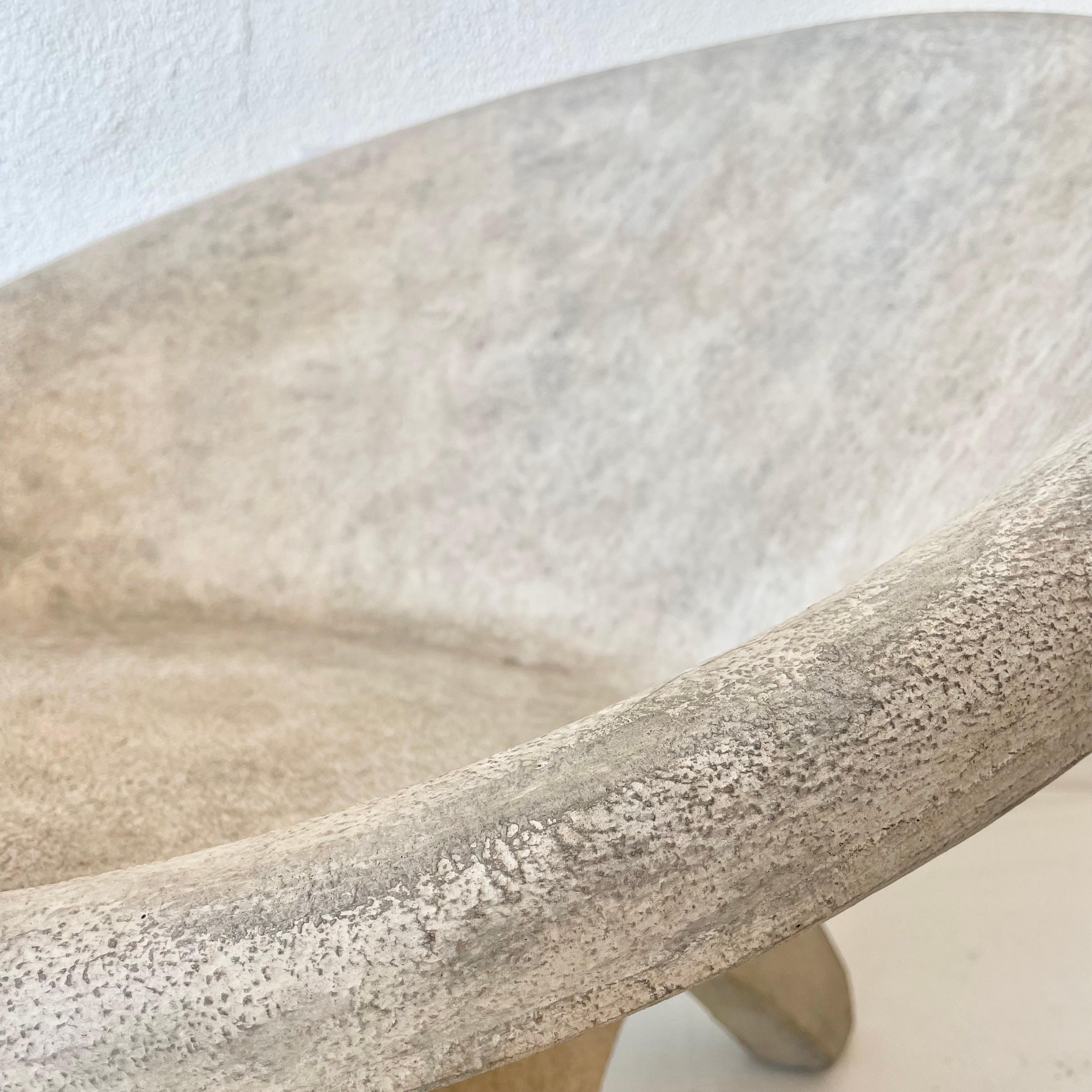 Sculptural Concrete Chair by Merit, Los Angeles For Sale 5