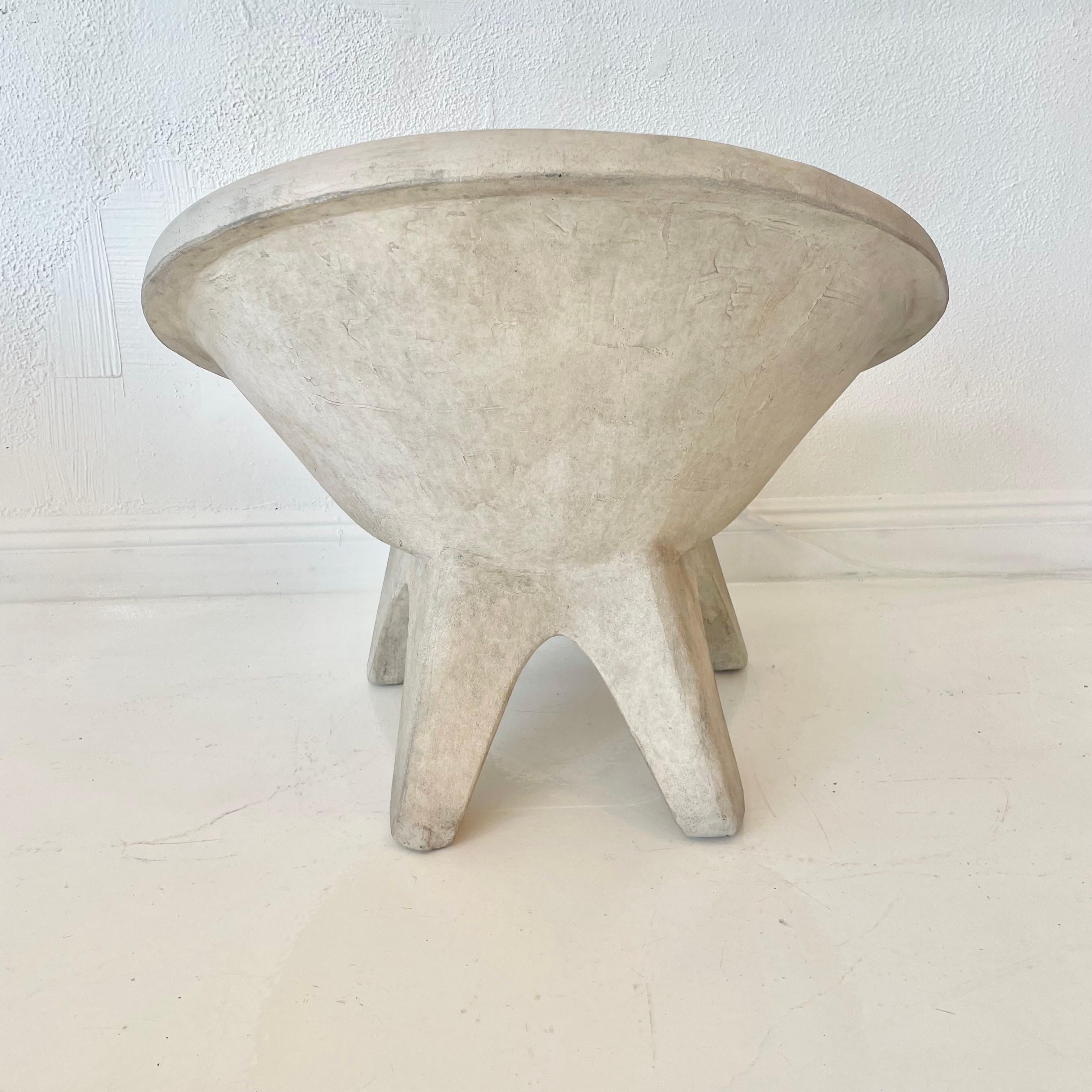 Contemporary Sculptural Concrete Chair by Merit, Los Angeles For Sale