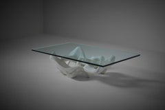 Sculptural Concrete Coffee Table, Italy, 1970s