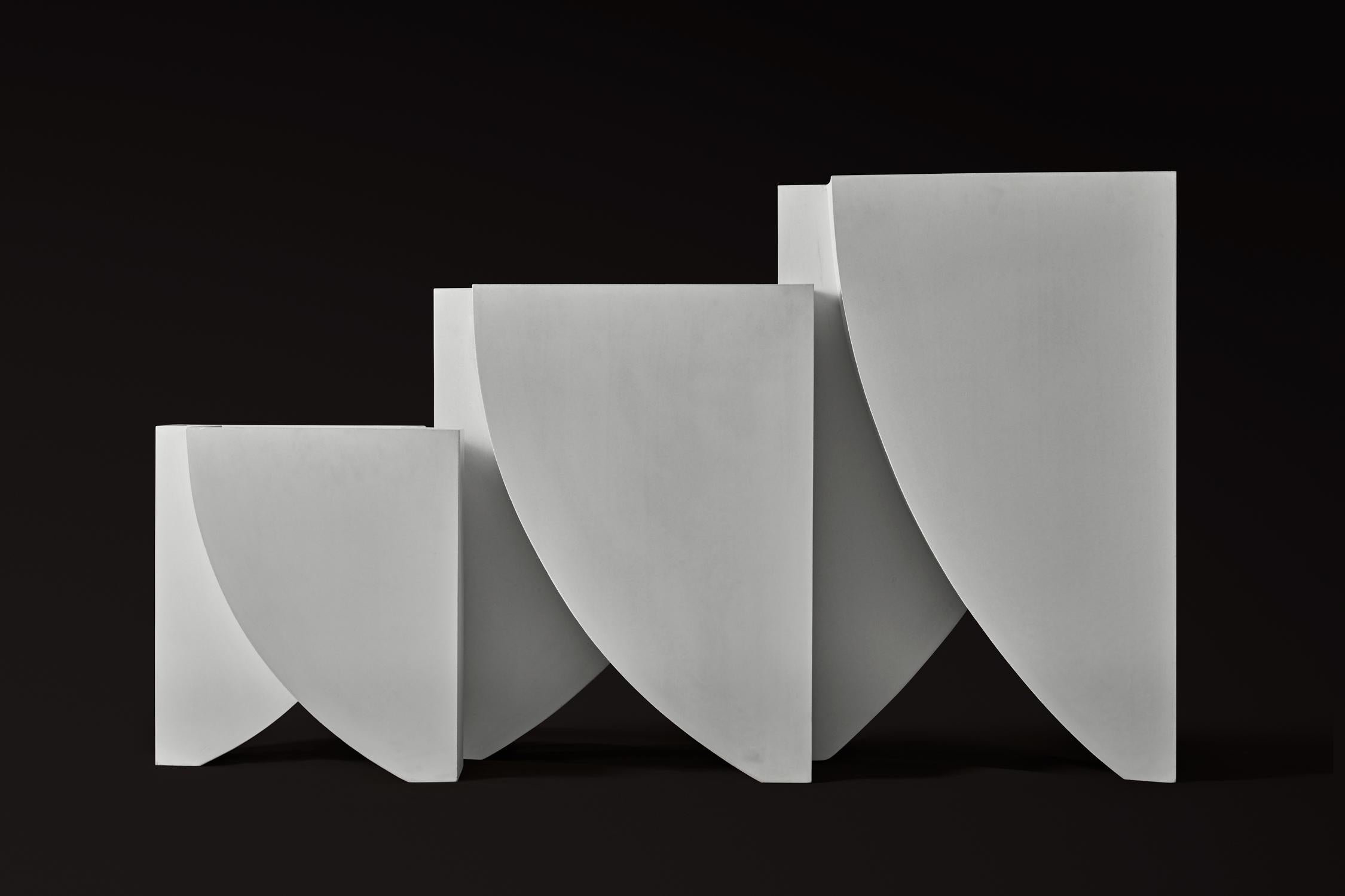 Sculptural Concrete Planter, ICARUS 01 by Sirak (short) In New Condition For Sale In Dallas, TX