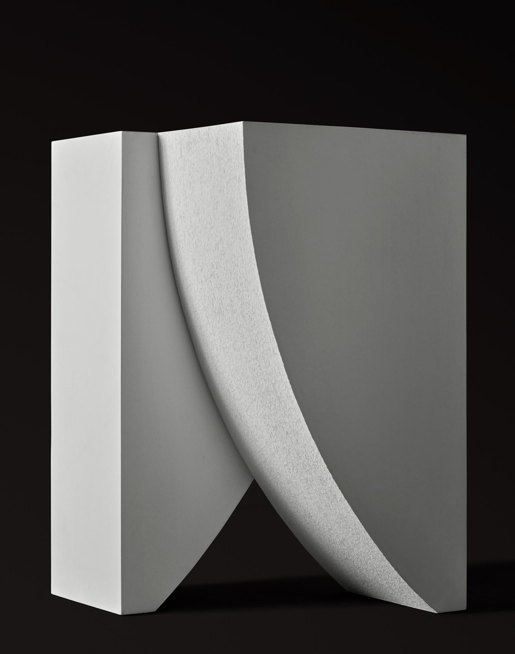 Moderne Jardinière sculpturale en béton, ICARUS 03 par Sirak (haut) en vente