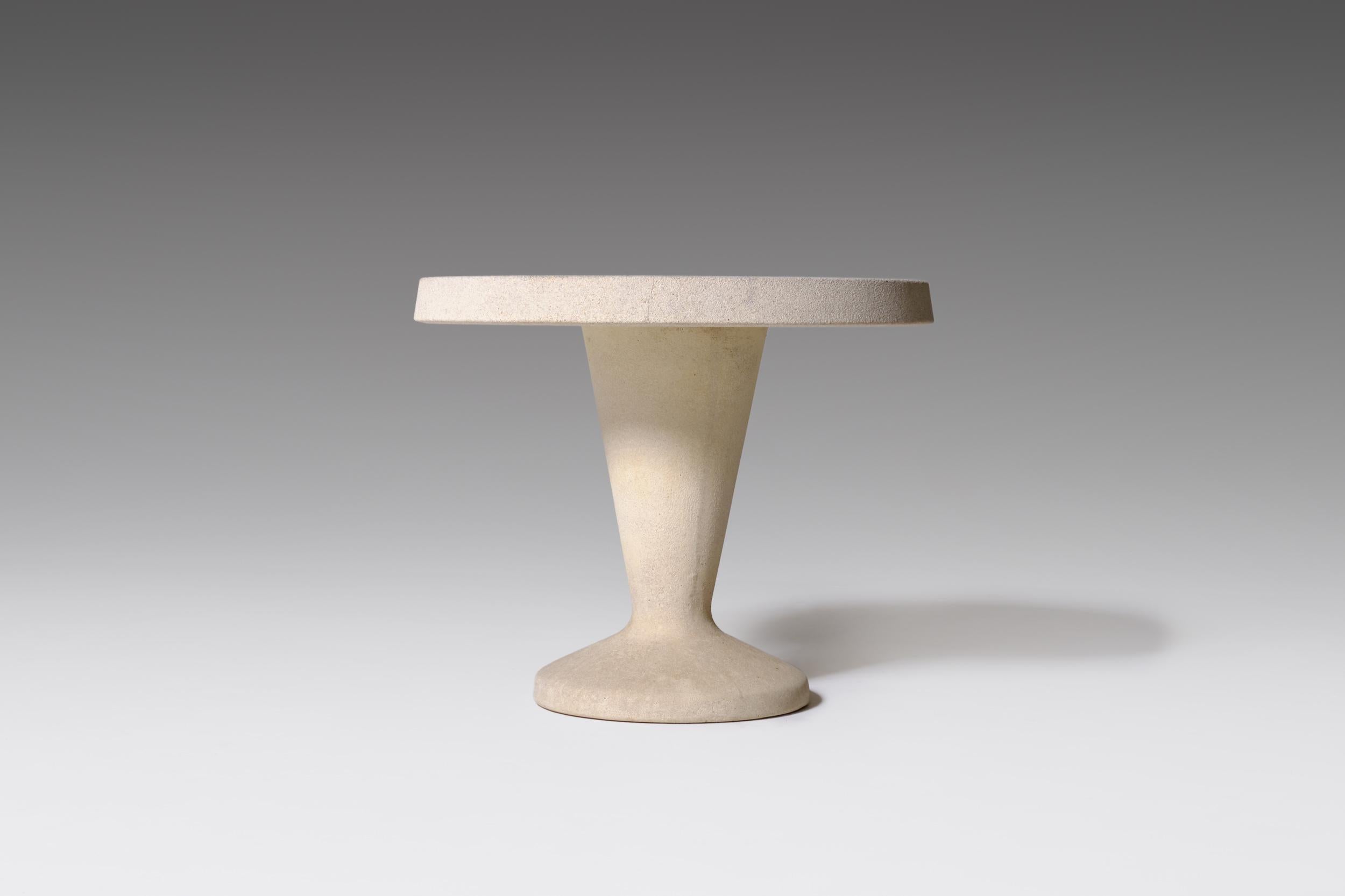 Mid-Century Modern Sculptural Concrete Side Table, Italy, 1960s