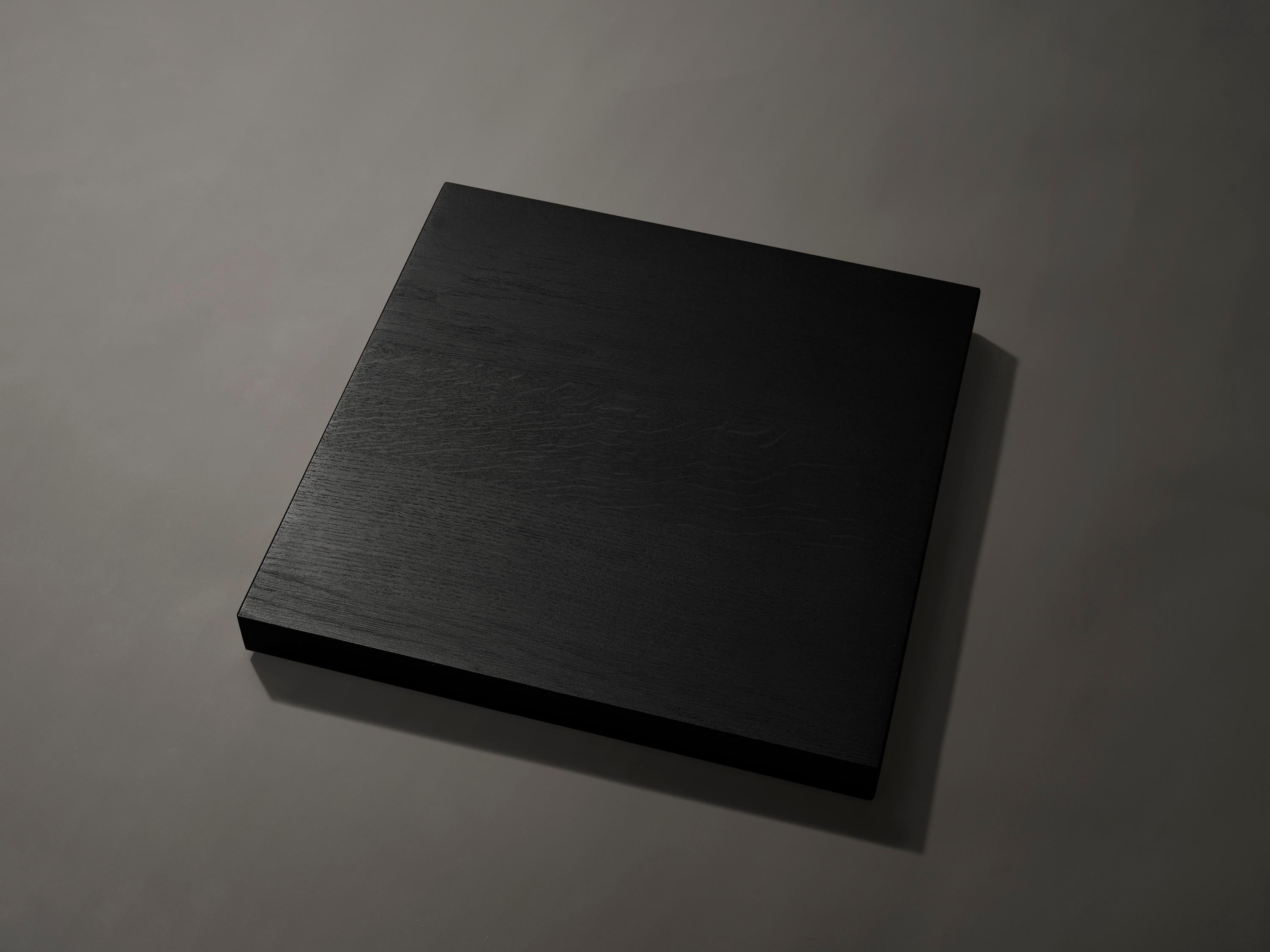 Console sculpturale en chêne massif brun chaud - Aperta by Mokko en vente 5