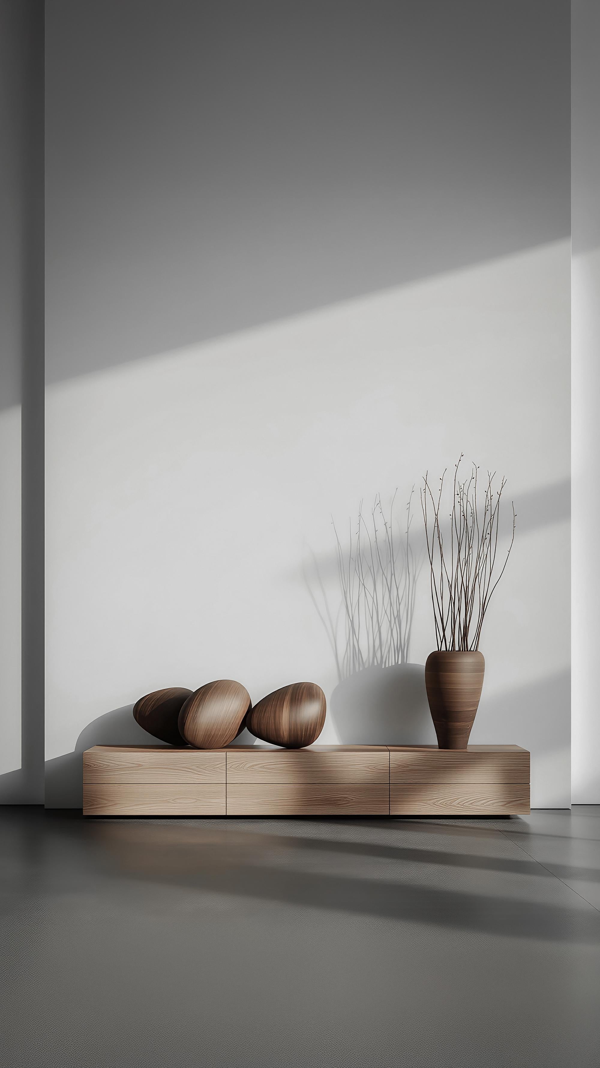 Skulpturale Konsole Sereno No47, Minimalistische Möbel von Joel Escalona im Angebot 5
