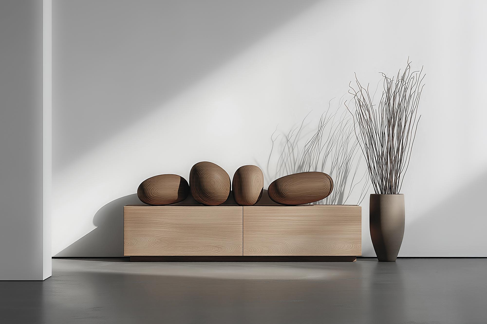 Skulpturale Konsole Sereno No47, Minimalistische Möbel von Joel Escalona (Moderne der Mitte des Jahrhunderts) im Angebot