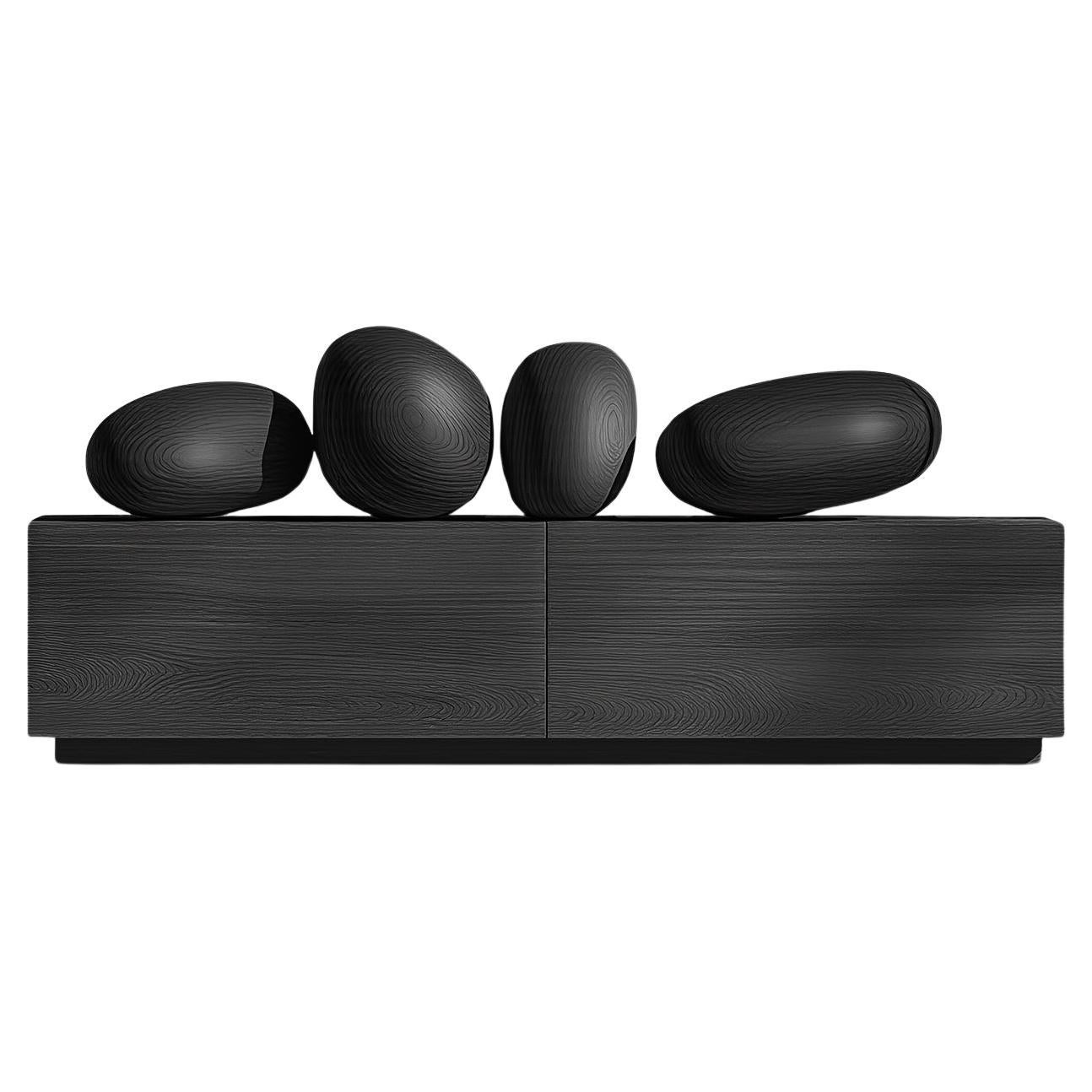 Skulpturale Konsole Sereno No47, Minimalistische Möbel von Joel Escalona im Angebot