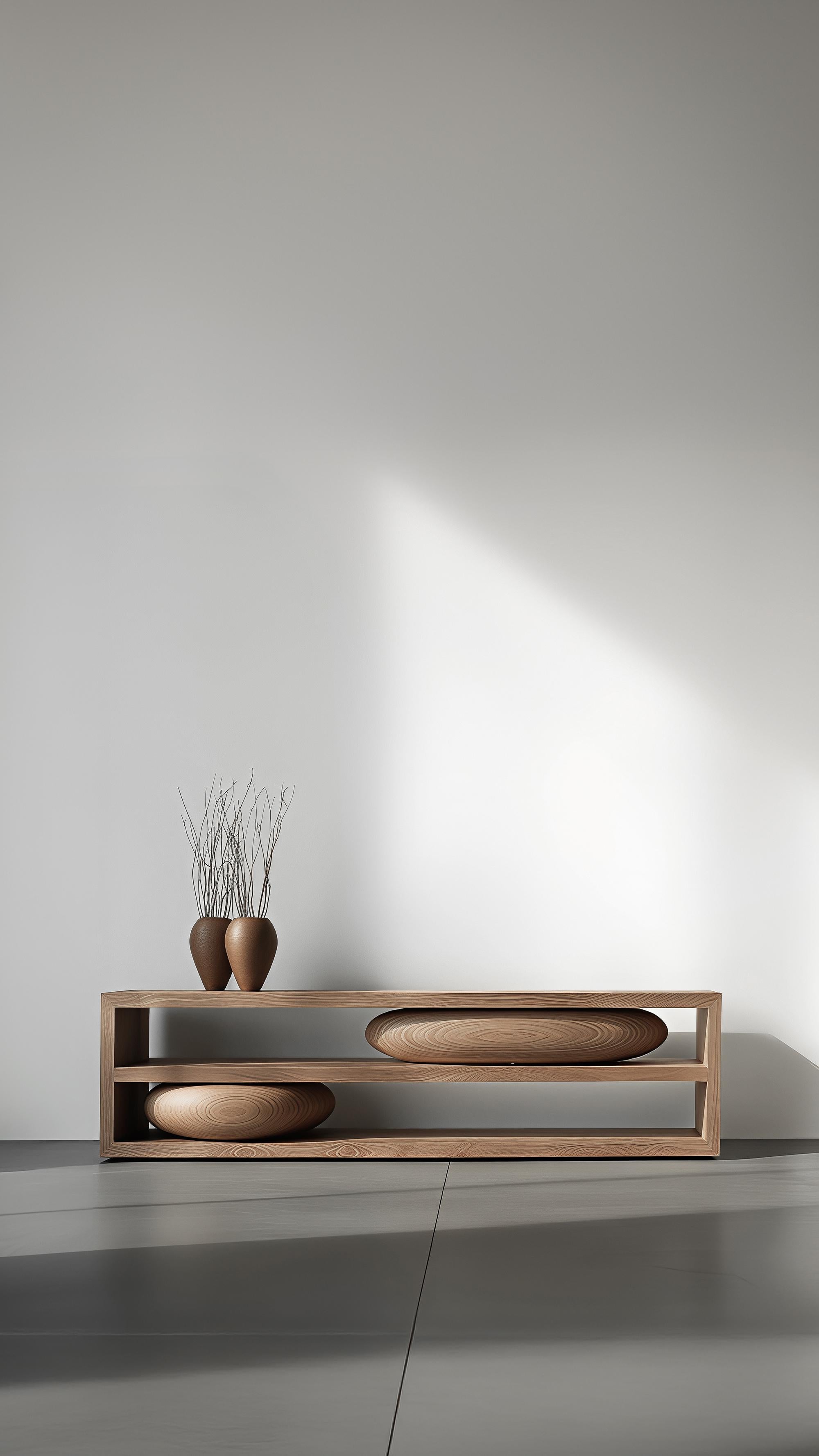 Skulpturale Konsole Sereno No58, Moderne Möbel aus Massivholz von NONO (Moderne der Mitte des Jahrhunderts) im Angebot