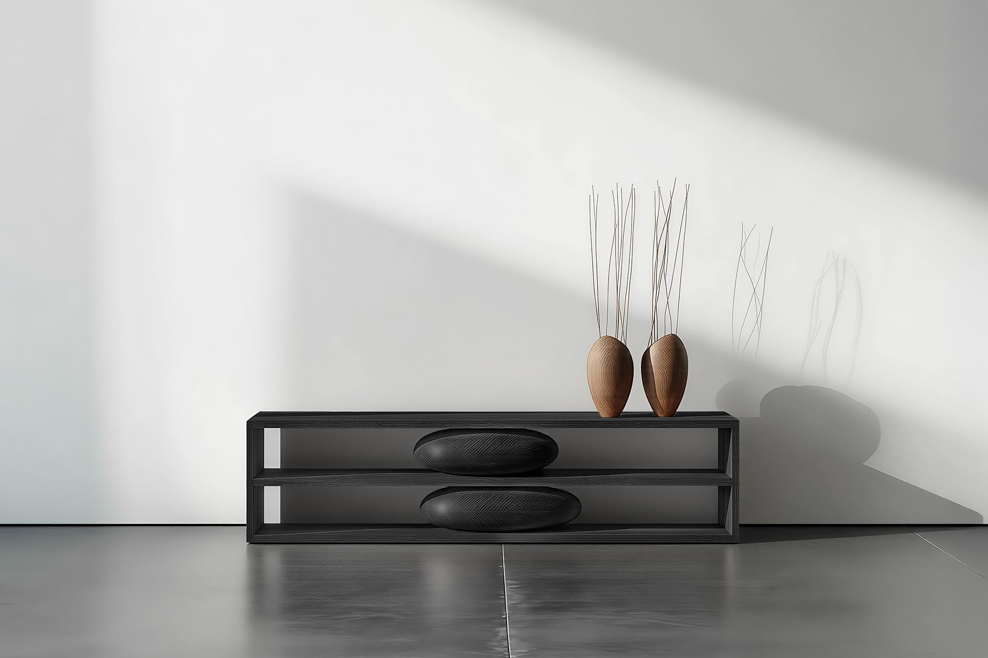 Skulpturale Konsole Sereno No58, Moderne Möbel aus Massivholz von NONO im Angebot 2