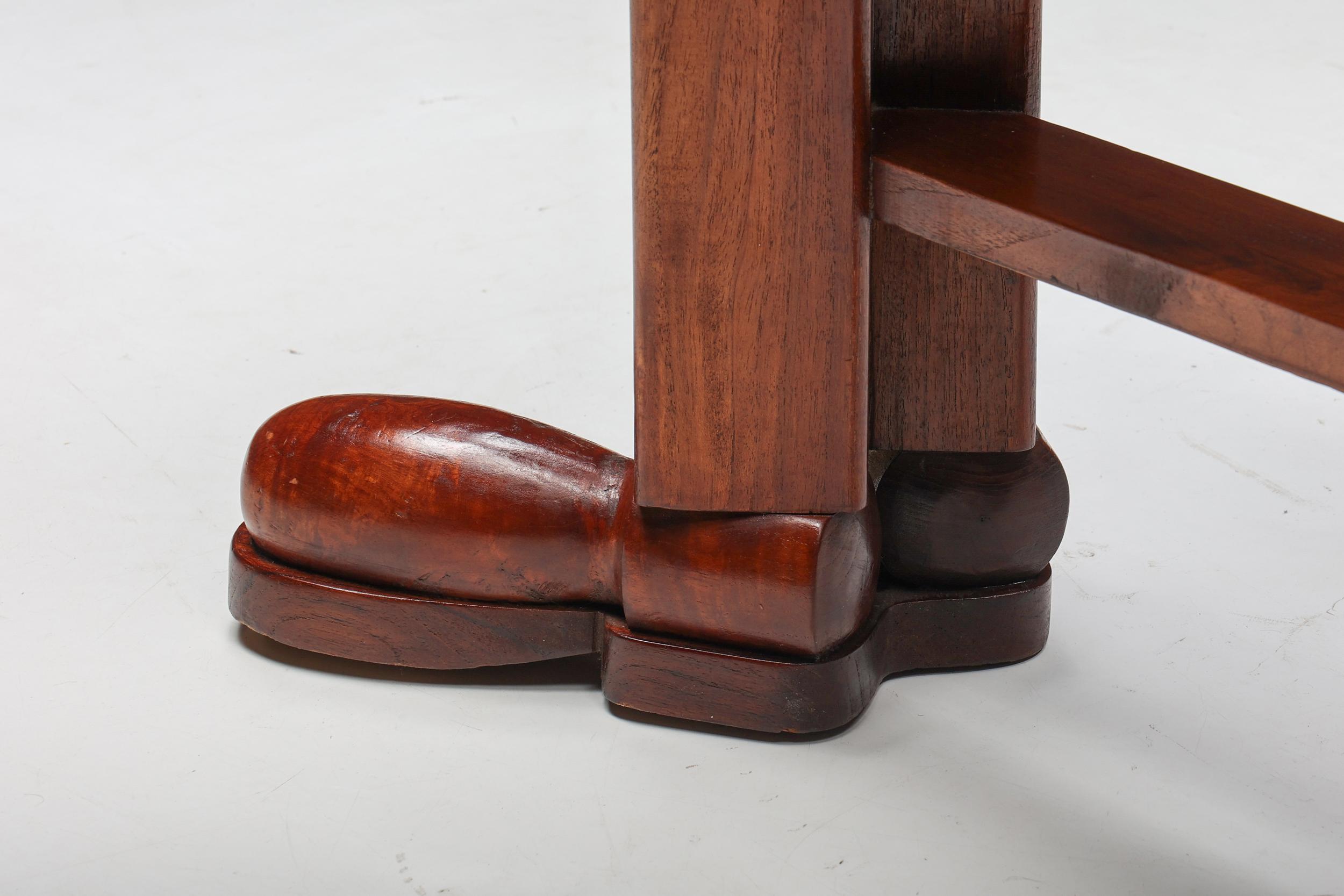 Table console sculpturale, art fonctionnel d'avant-garde, France, années 1960 en vente 1