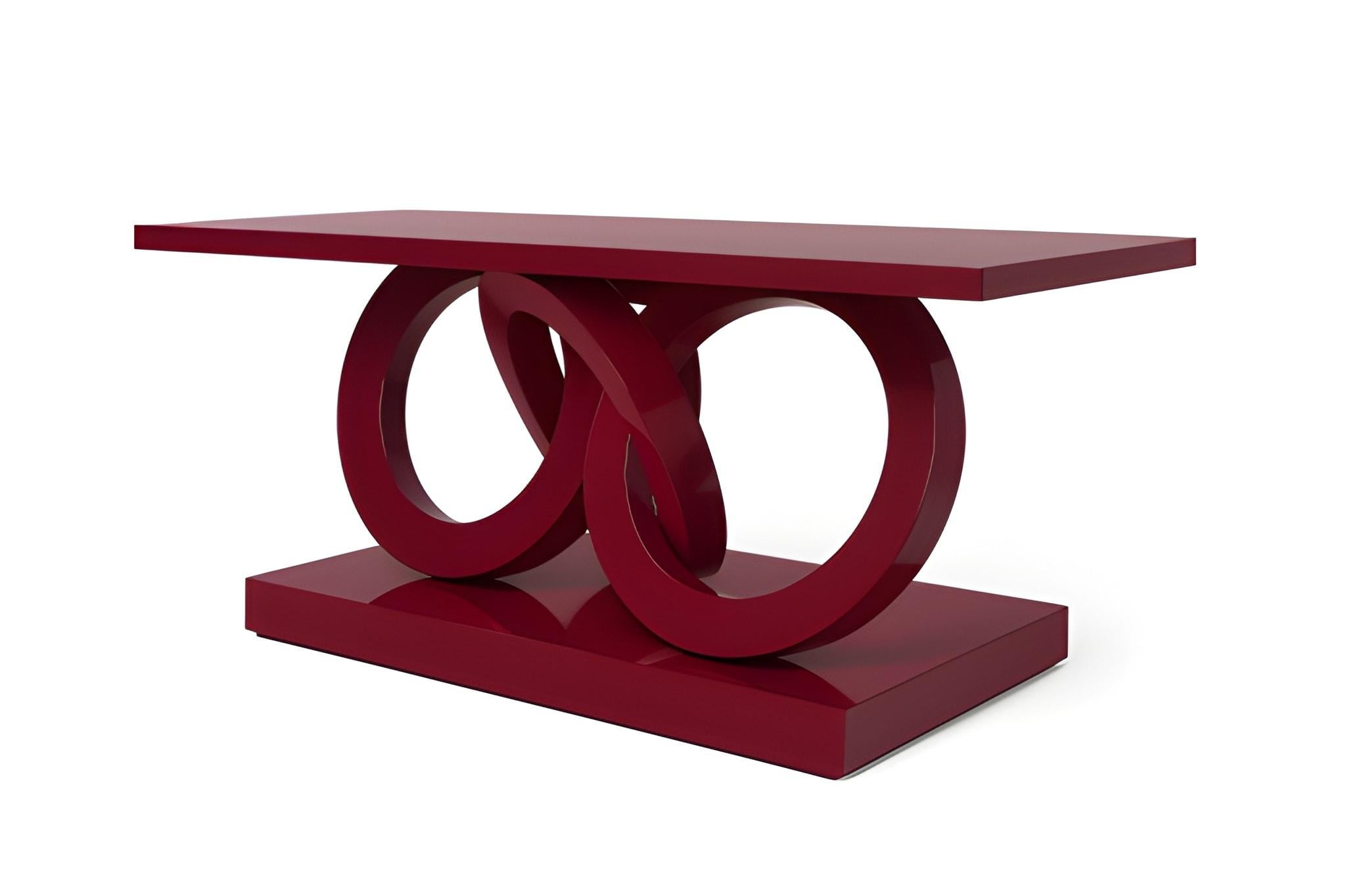 Portugais Table console sculpturale de style Art-Déco par Jose De Castro en vente