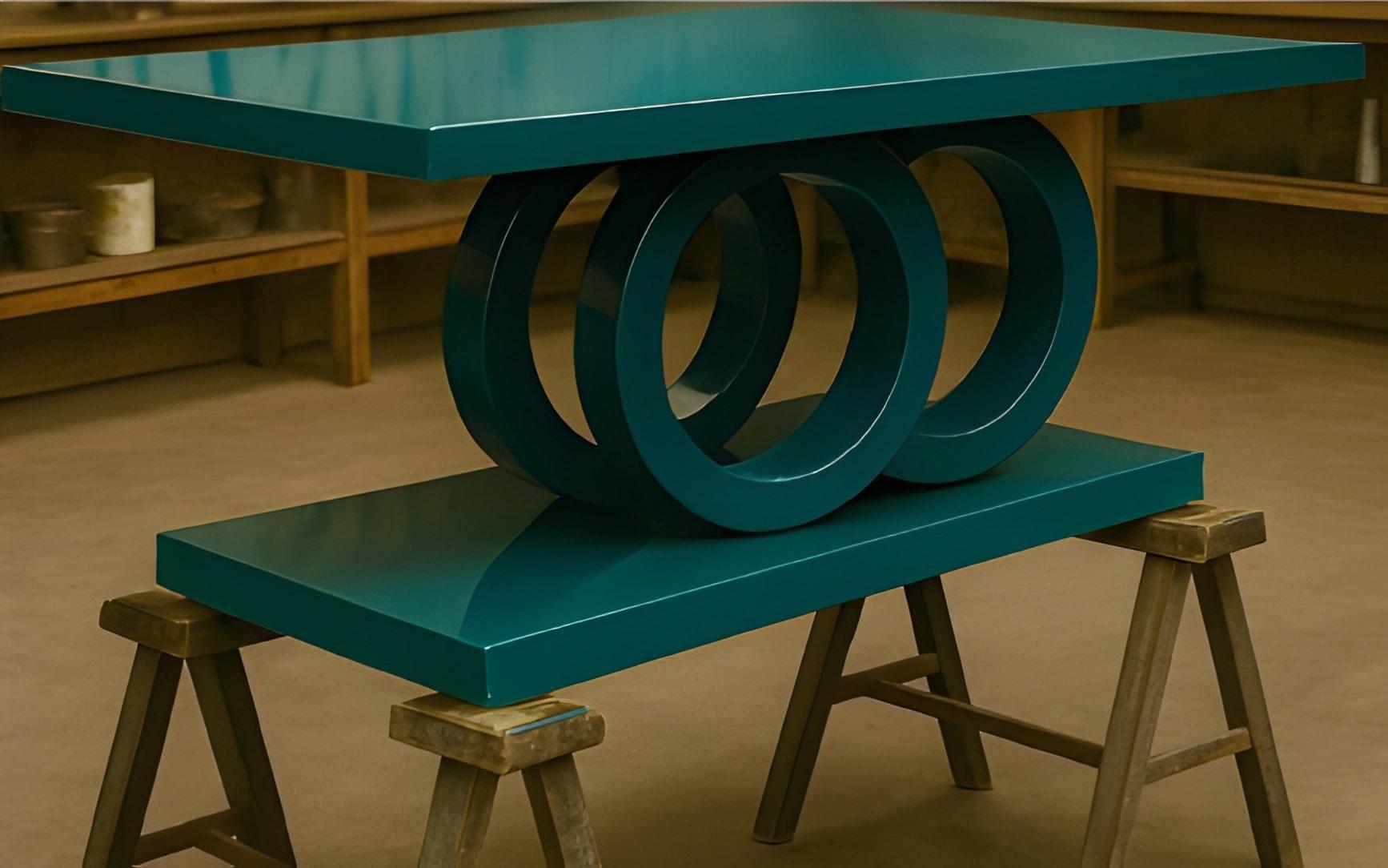 XXIe siècle et contemporain Table console sculpturale de style Art-Déco par Jose De Castro en vente