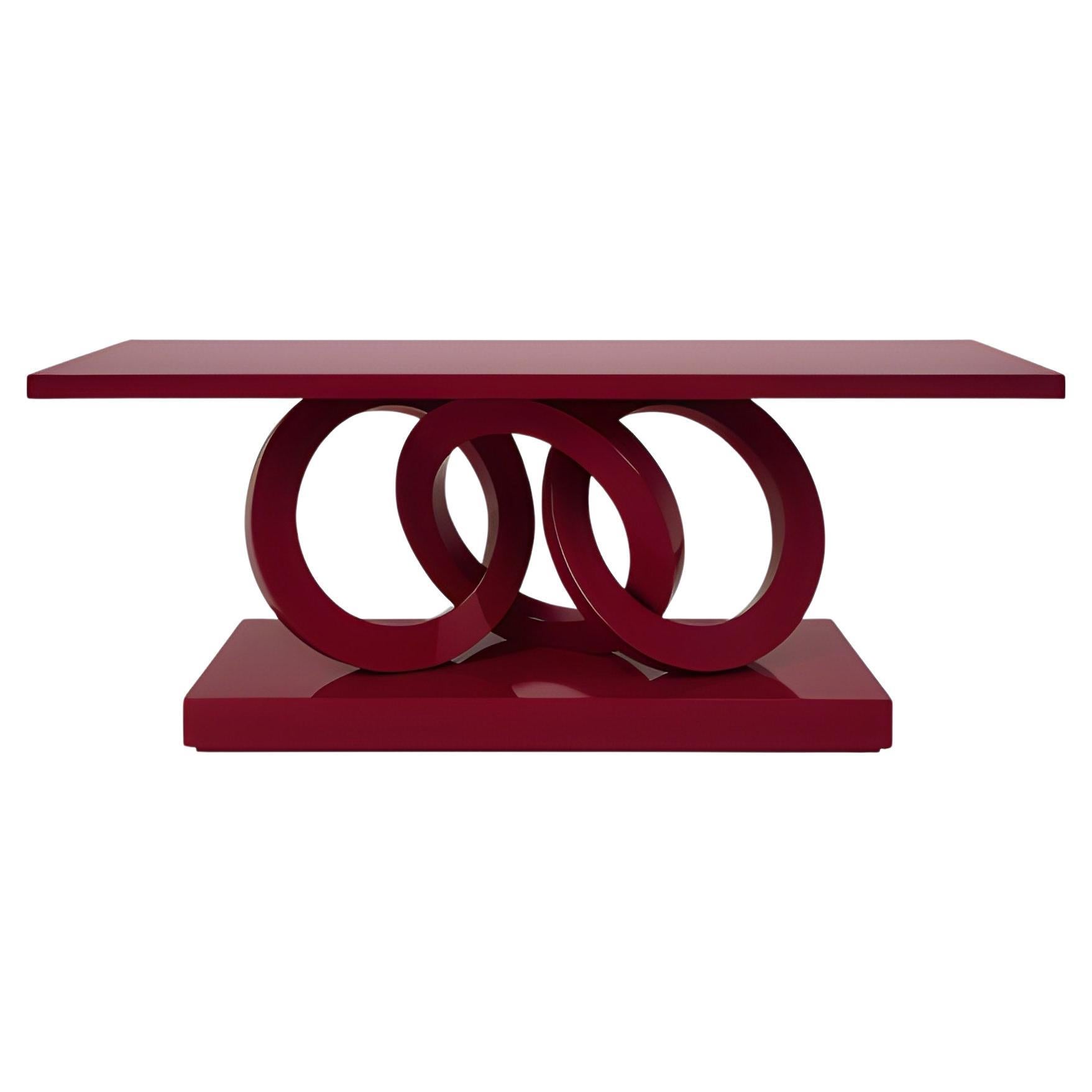 Table console sculpturale de style Art-Déco par Jose De Castro en vente