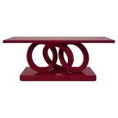 Table console sculpturale de style Art-Déco par Jose De Castro