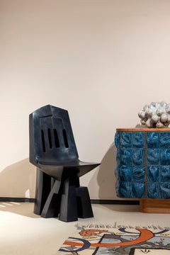 Sculptural Contemporary Bronze Chair by Parvine Curie