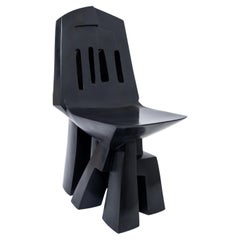 Sculptural Contemporary Bronze Chair by Parvine Curie