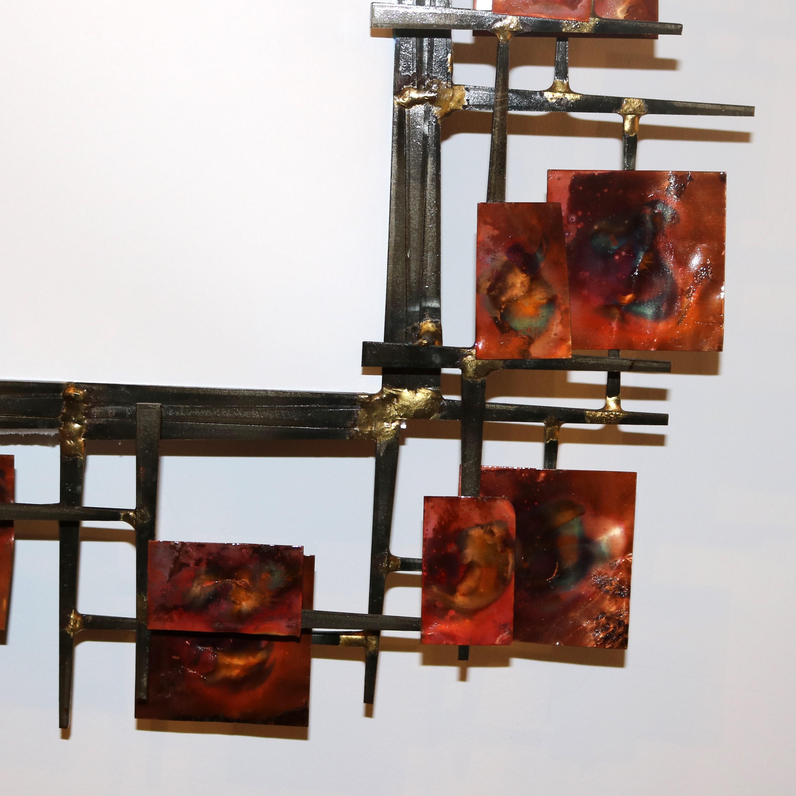 XXIe siècle et contemporain Miroir sculptural Contemporary Brutalist en vente