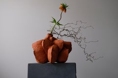 Sculptural Contemporary Ukrainian Terracotta Vase Mama by Voznicki