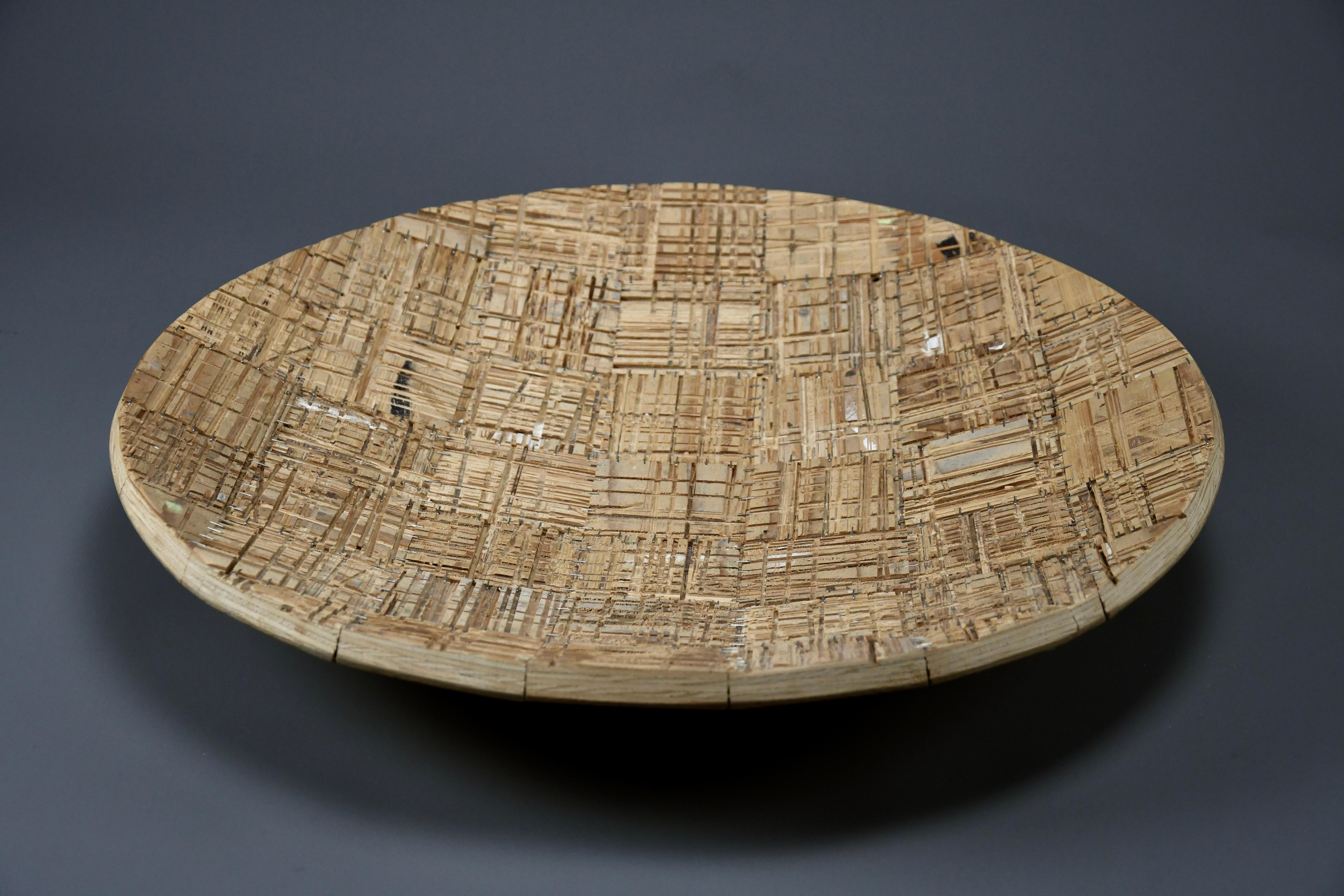 Centre sculptural en bois contemporain ou pièce d'art par Rik David 2001 en vente 1
