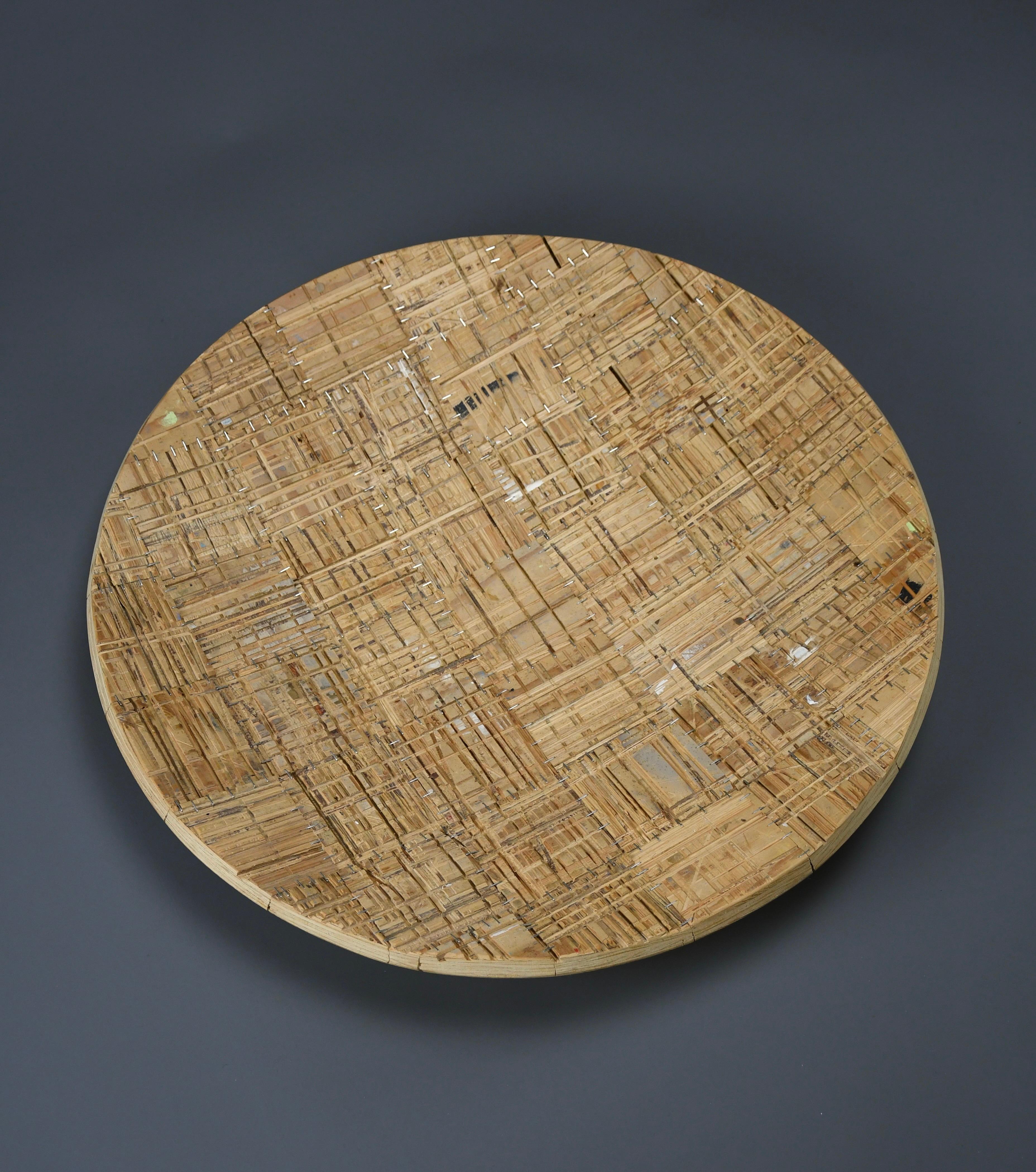 Centre sculptural en bois contemporain ou pièce d'art par Rik David 2001 en vente 4