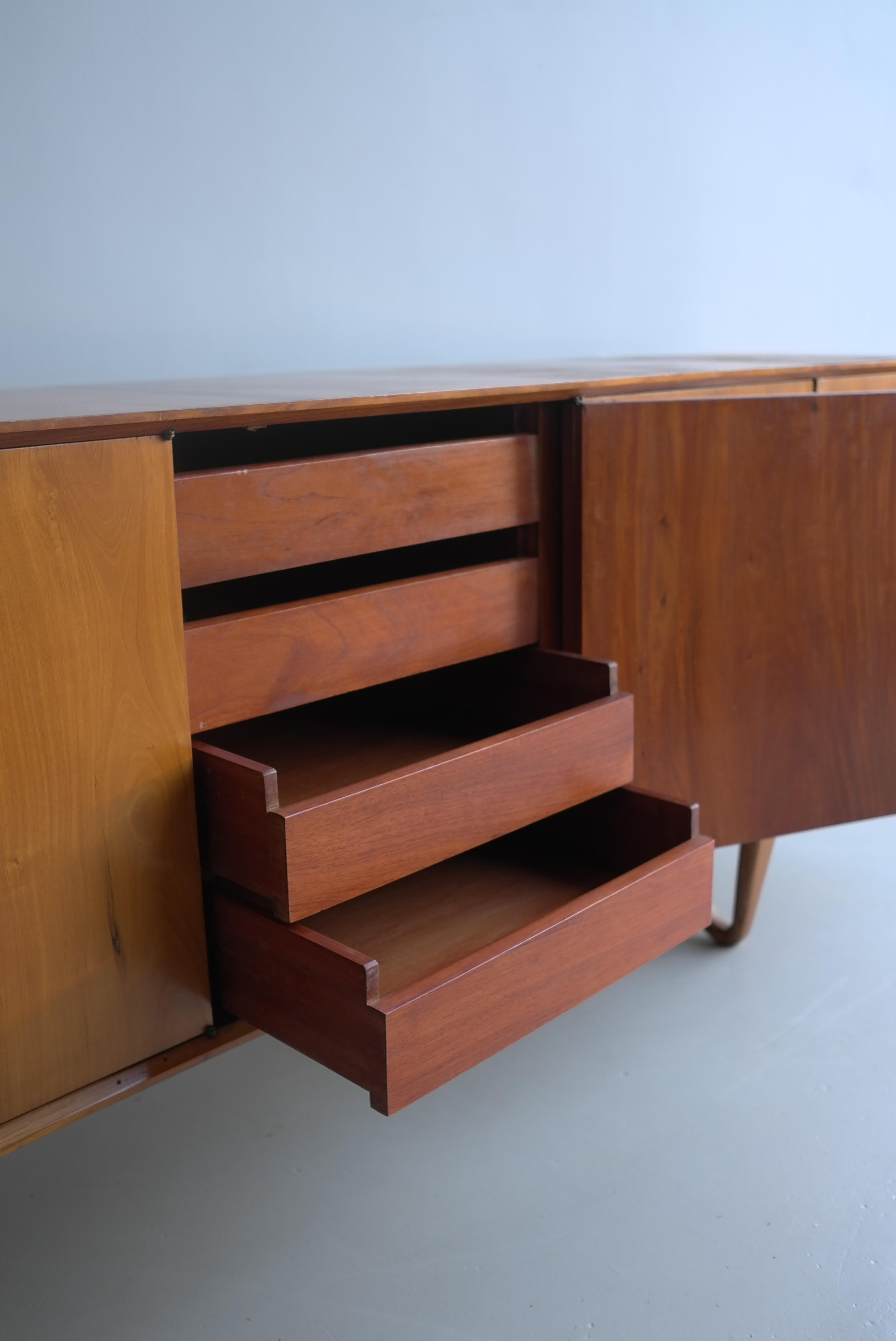 Sculptural Credenza-Sideboard by Giuseppe Scapinelli , Brazil 1950s 5