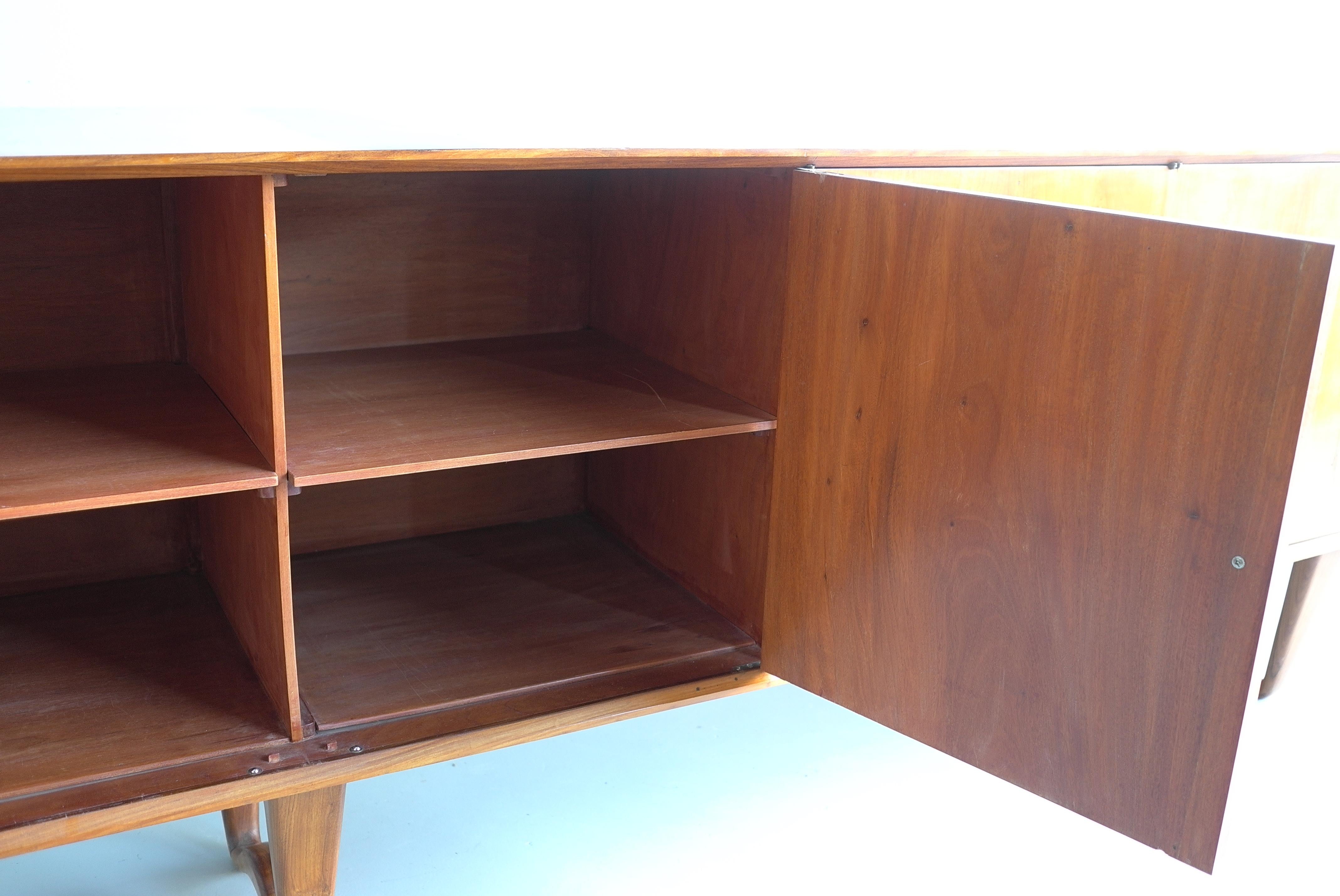 Sculptural Credenza-Sideboard by Giuseppe Scapinelli , Brazil 1950s 6