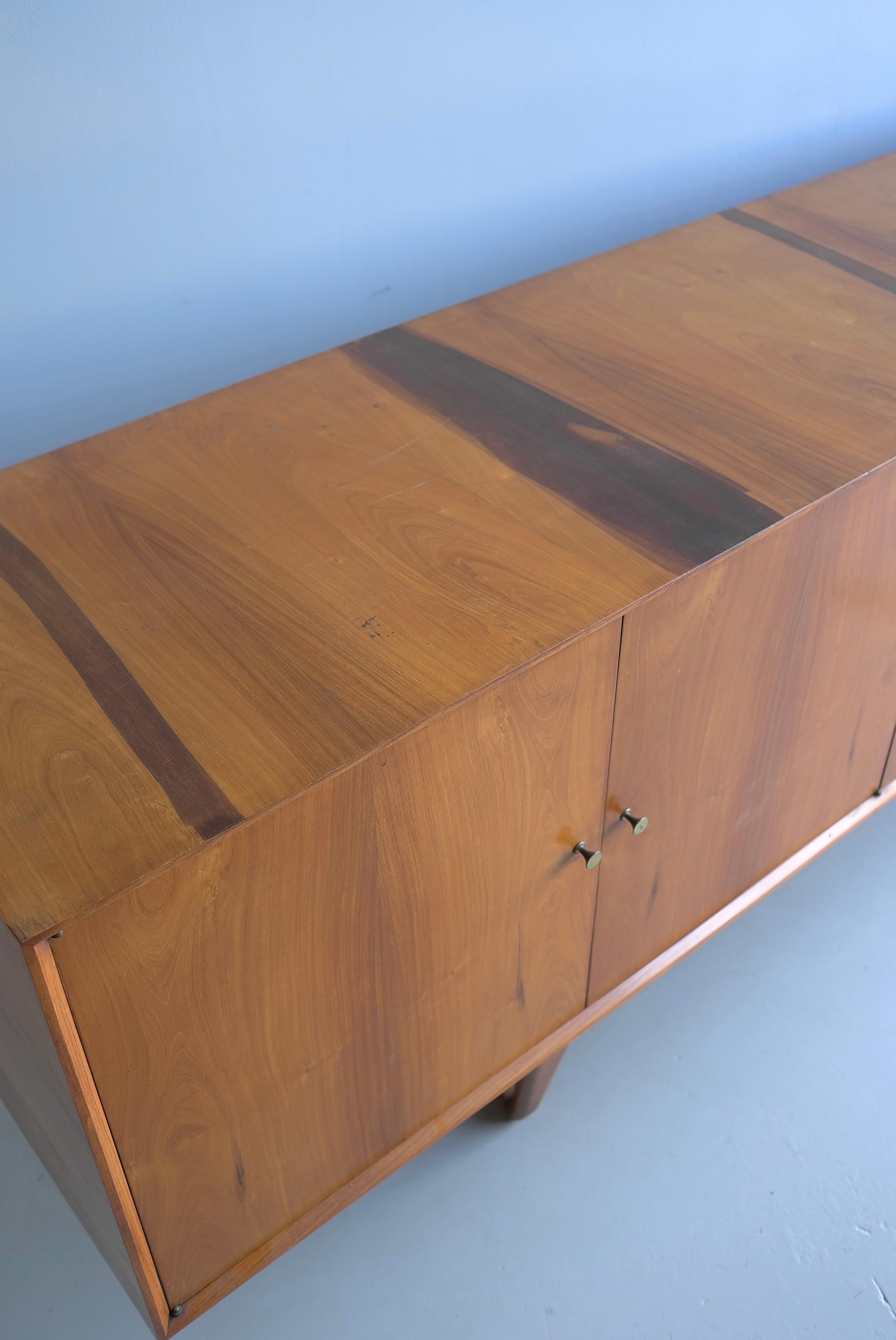 Sculptural Credenza-Sideboard by Giuseppe Scapinelli , Brazil 1950s 1