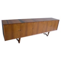 Sculptural Credenza-Sideboard by Giuseppe Scapinelli , Brazil 1950s