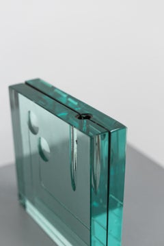 Sculptural Crystal Vase by Gallotti and Radice, 1960s