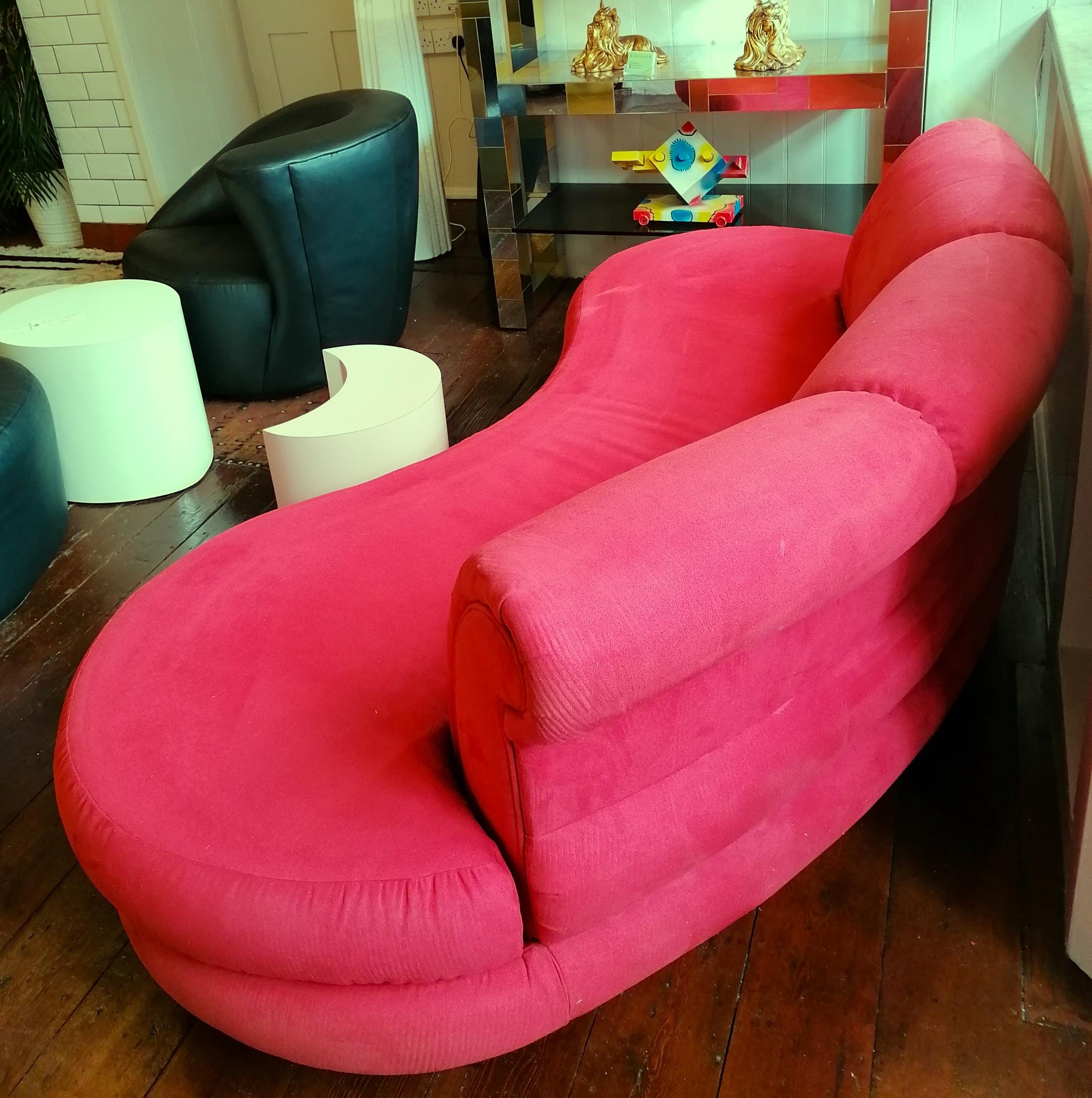 Sculptural curved cloud sofa by Adrian Pearsall for Comfort Designs, USA 1980s.  For Sale 4