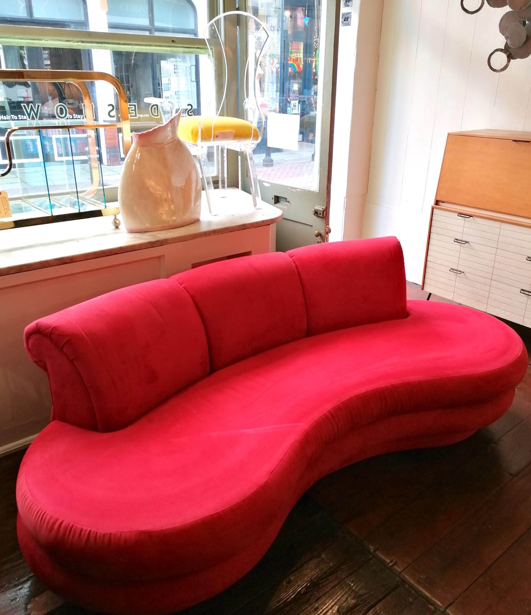 curved cloud couch