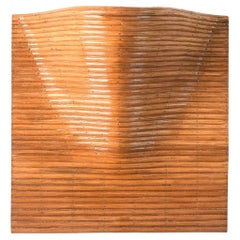 Sculptural Curved Pencil Reed Wall Lamp