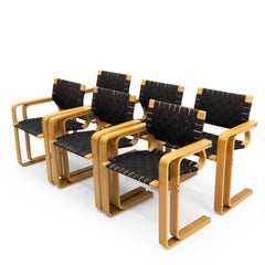 Sculptural Danish Design Thygesen & Olesen - 5331 Armchair, Set of Six, 1980s