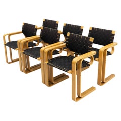 Sculptural Danish Design Thygesen & Olesen - 5331 Armchair, Set of Six, 1980s