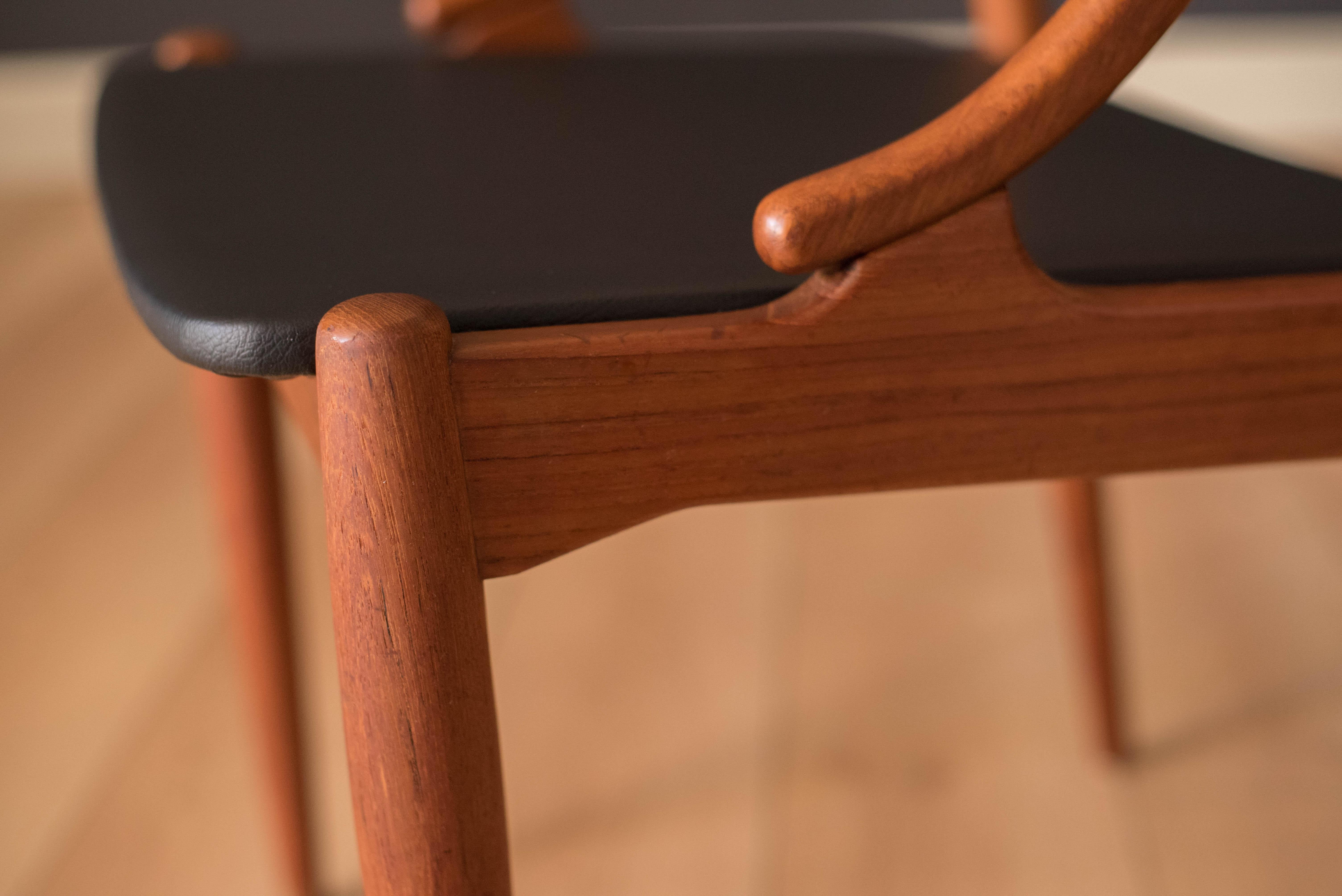 Sculptural Danish Dining Chairs by Johannes Andersen 6