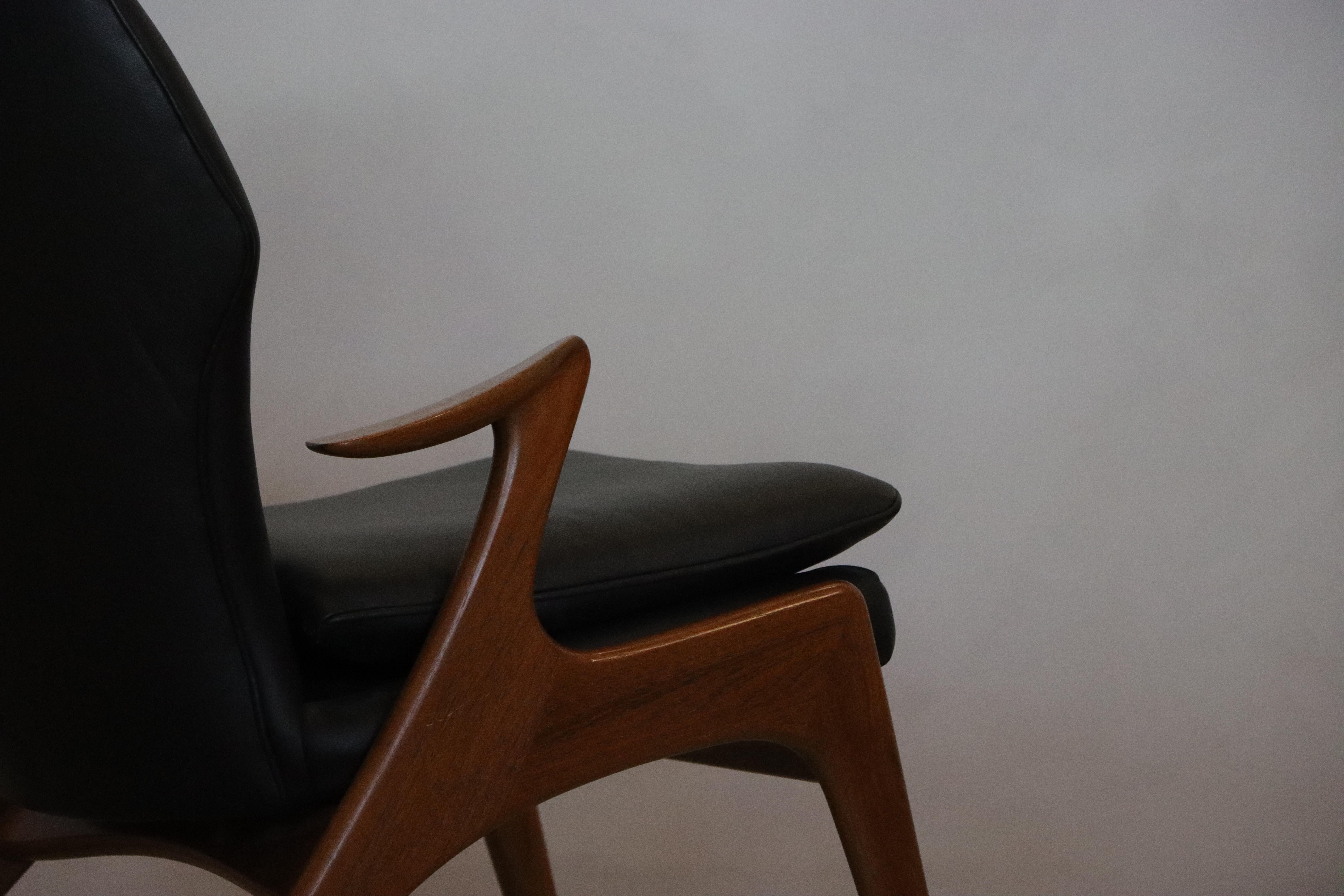Sculptural Danish Lounge Chair by Kurt Østervig for Rolschau In Good Condition In Round Rock, TX