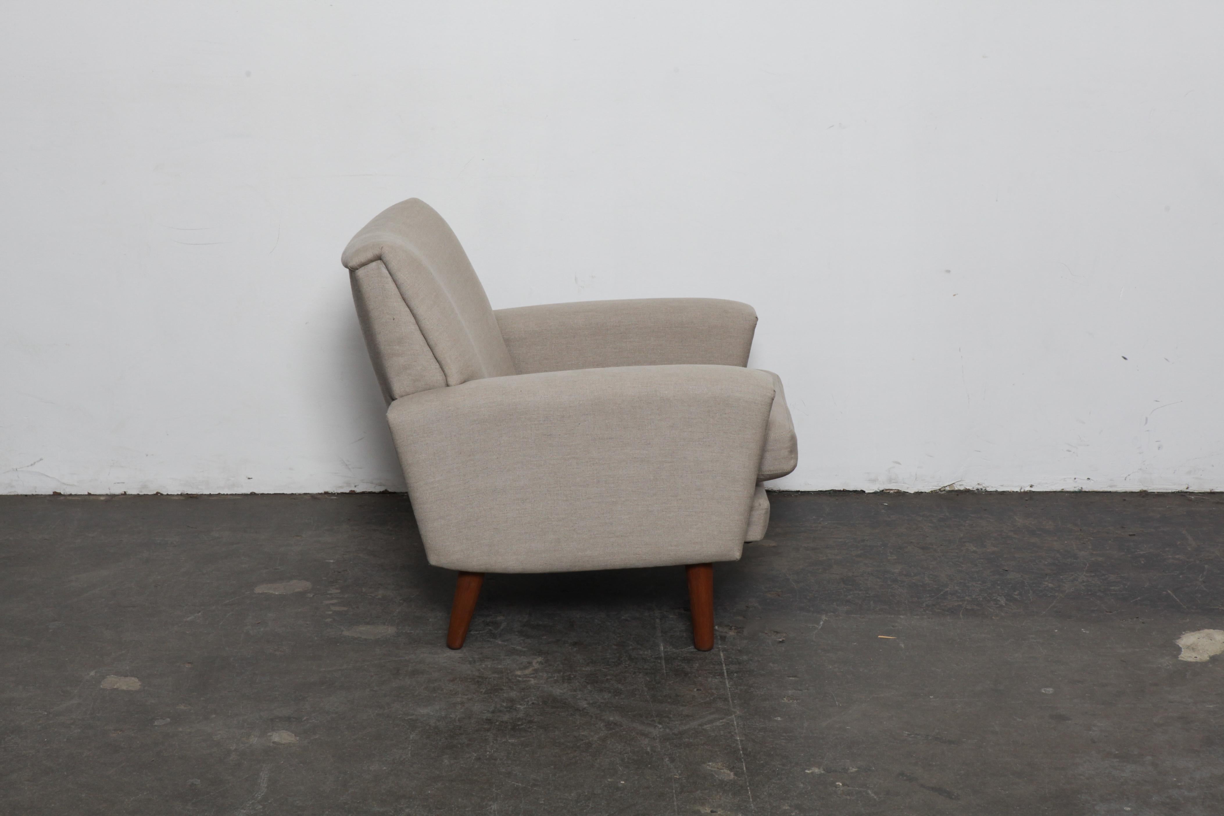 Mid-Century Modern Sculptural Danish Midcentury Lounge Chair, circa 1960s