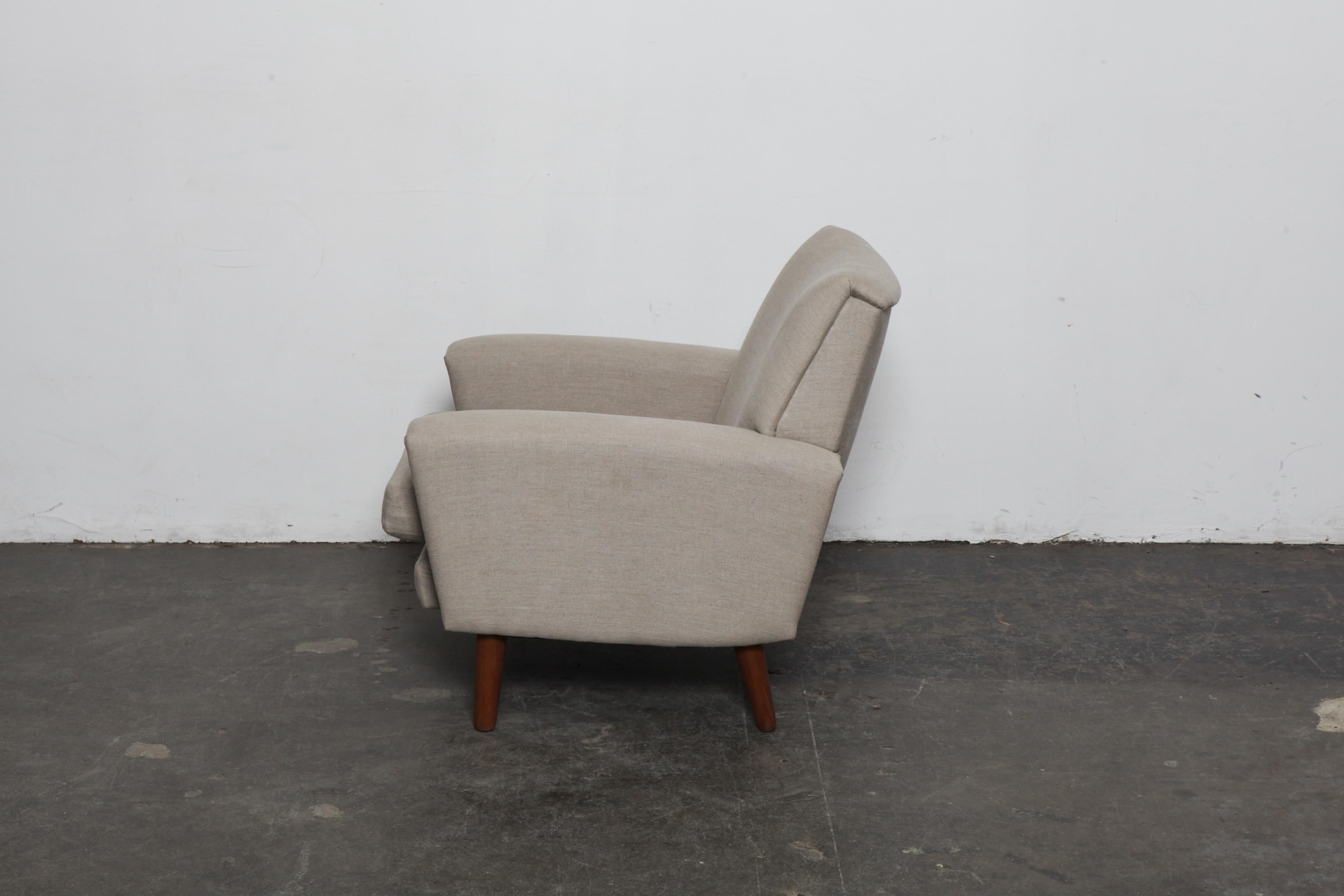 Sculptural Danish Midcentury Lounge Chair, circa 1960s In Good Condition In North Hollywood, CA